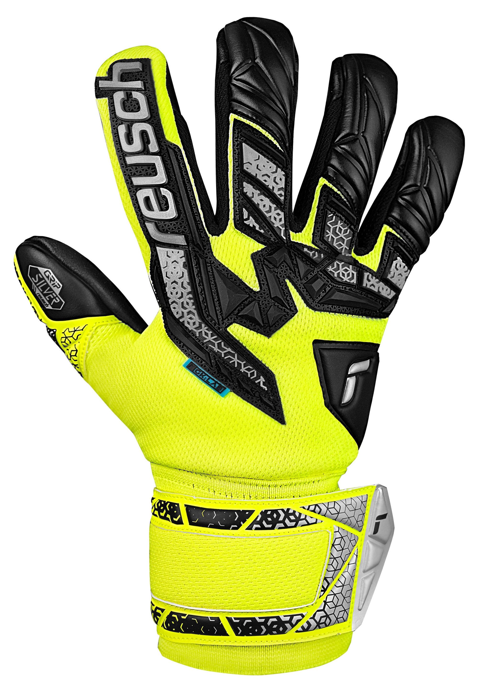 Reusch Torwarthandschuhe Attrakt Freegel Silver Junior mit Evolution Negative Cut