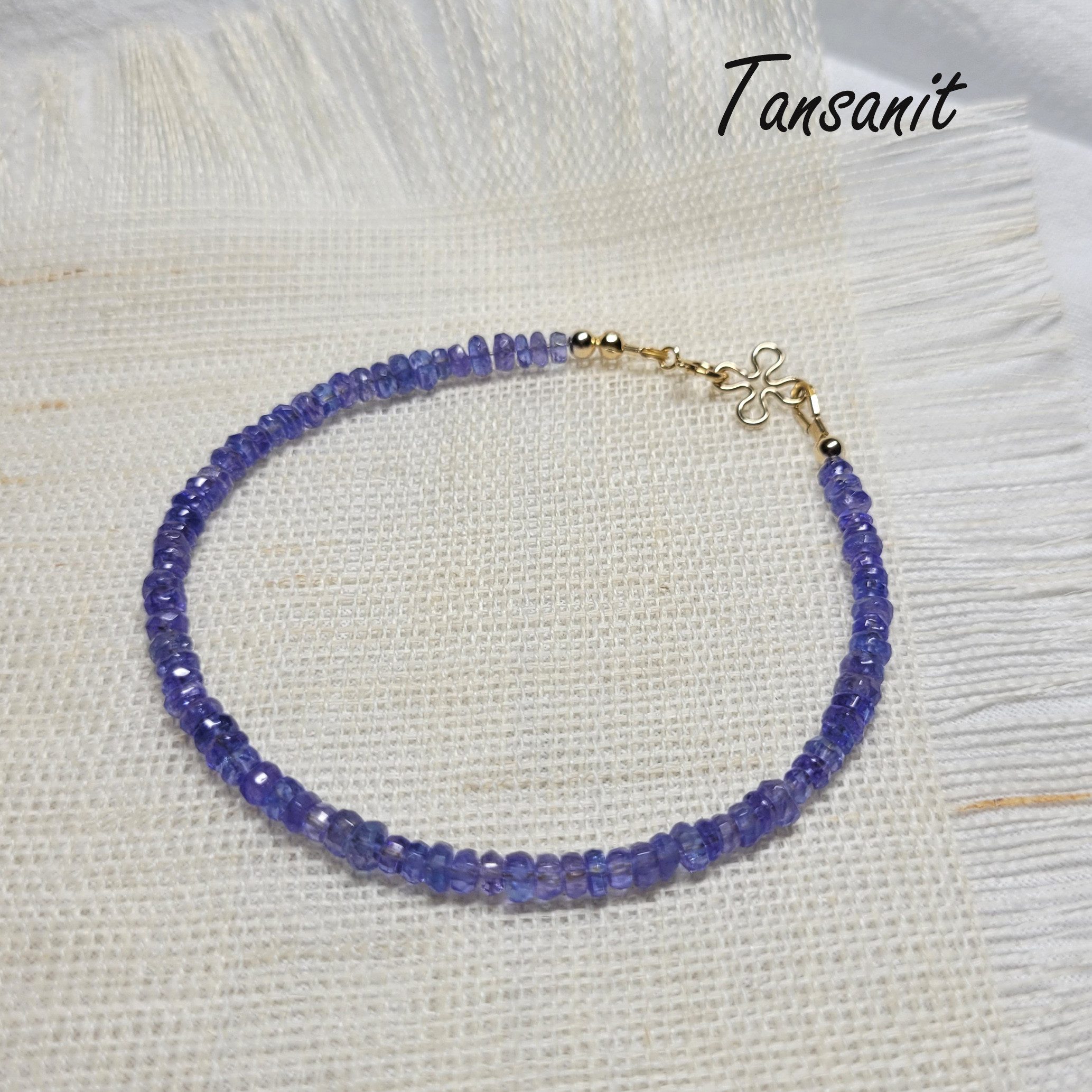 GOLDEN Armband Tansanit Edelstein Armband, 14K günstig online kaufen