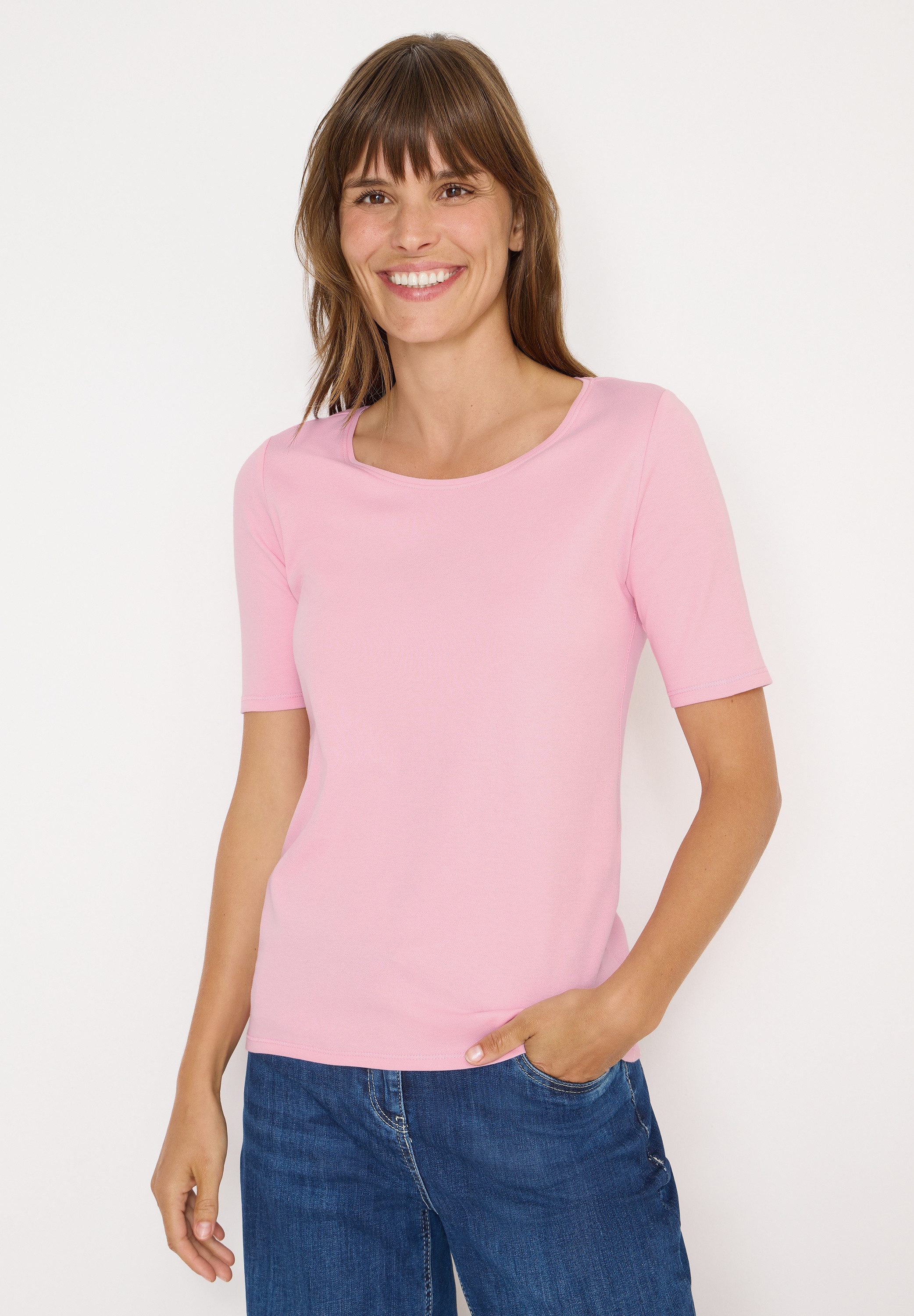 CECIL T-Shirt in Unifarbe