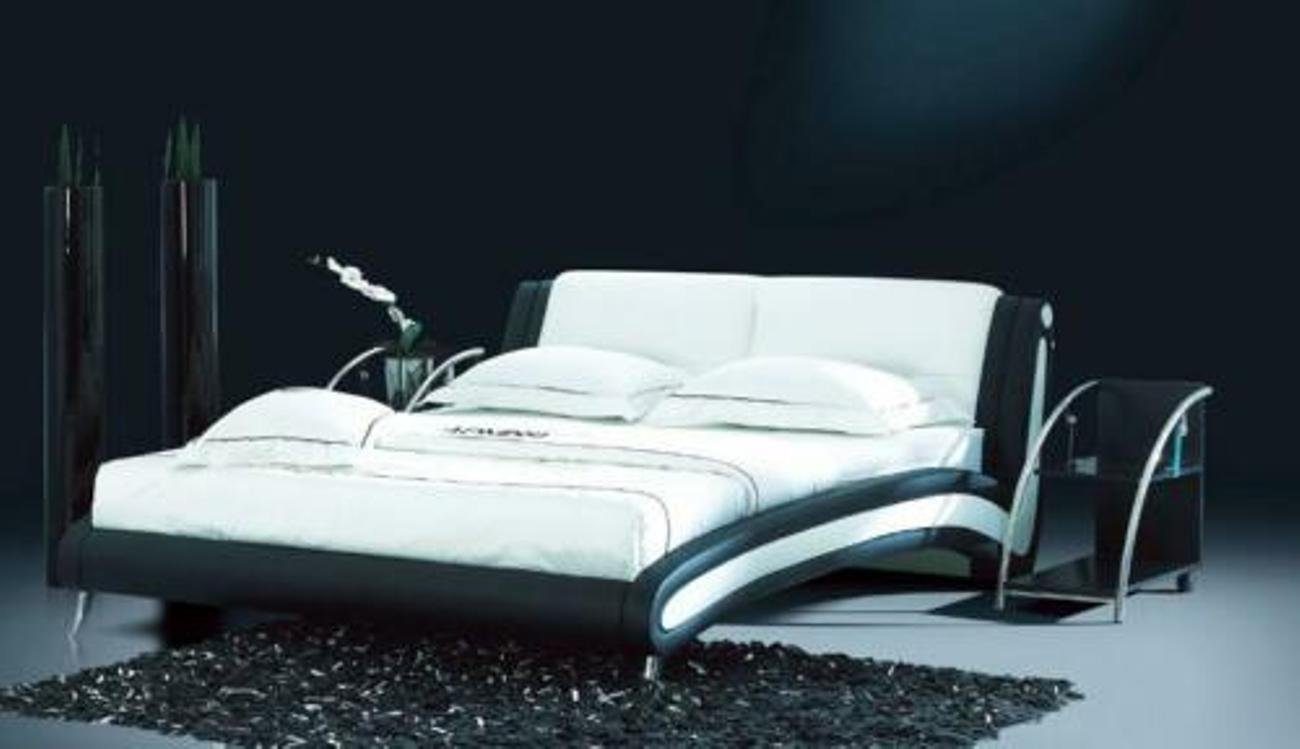 JVmoebel Lederbett, Bett Modern Design Luxus Hotel Betten 180x200cm Schlaf  Zimmer Leder online kaufen | OTTO