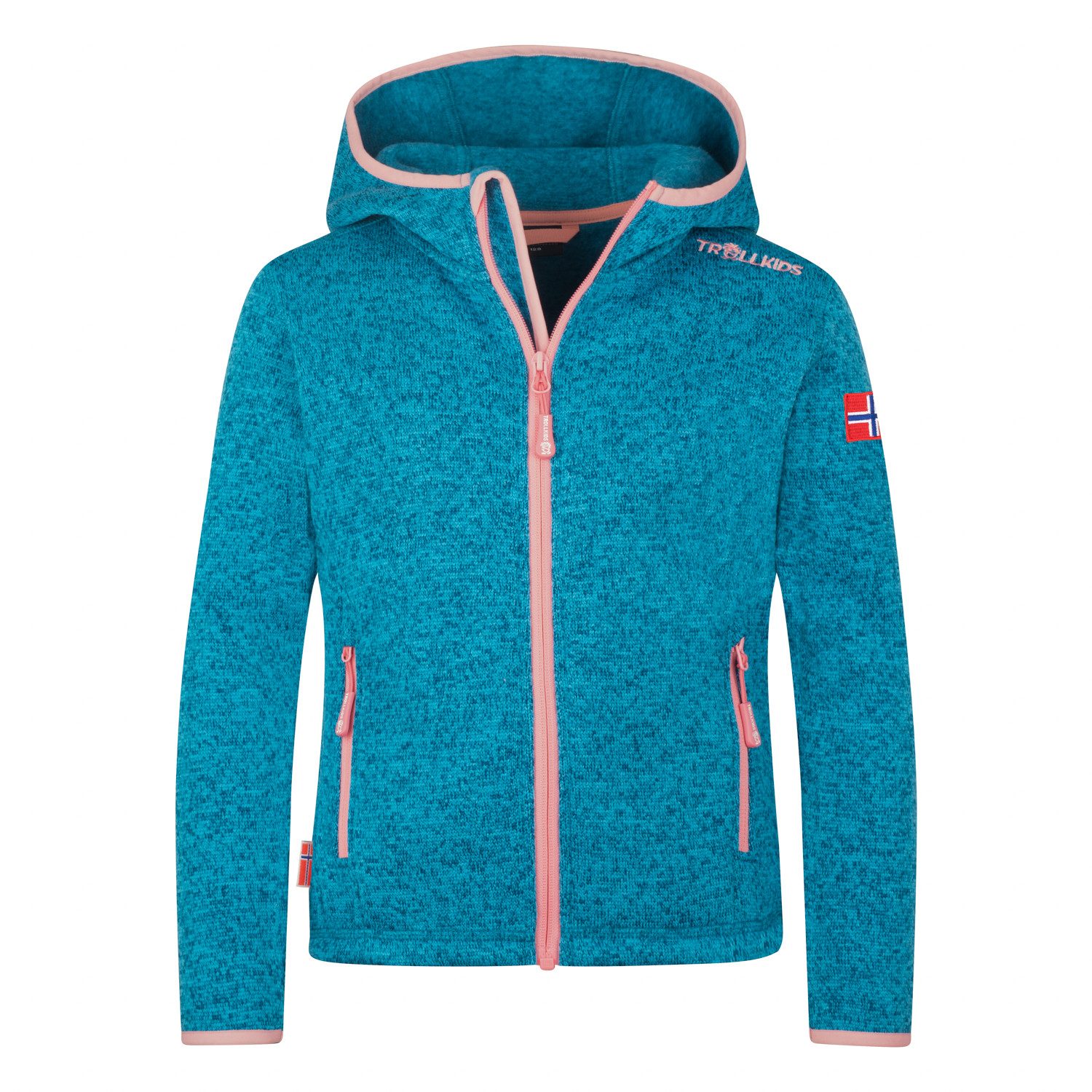 TROLLKIDS Strickfleece-Pullover GIRLS JONDALEN JACKET XT
