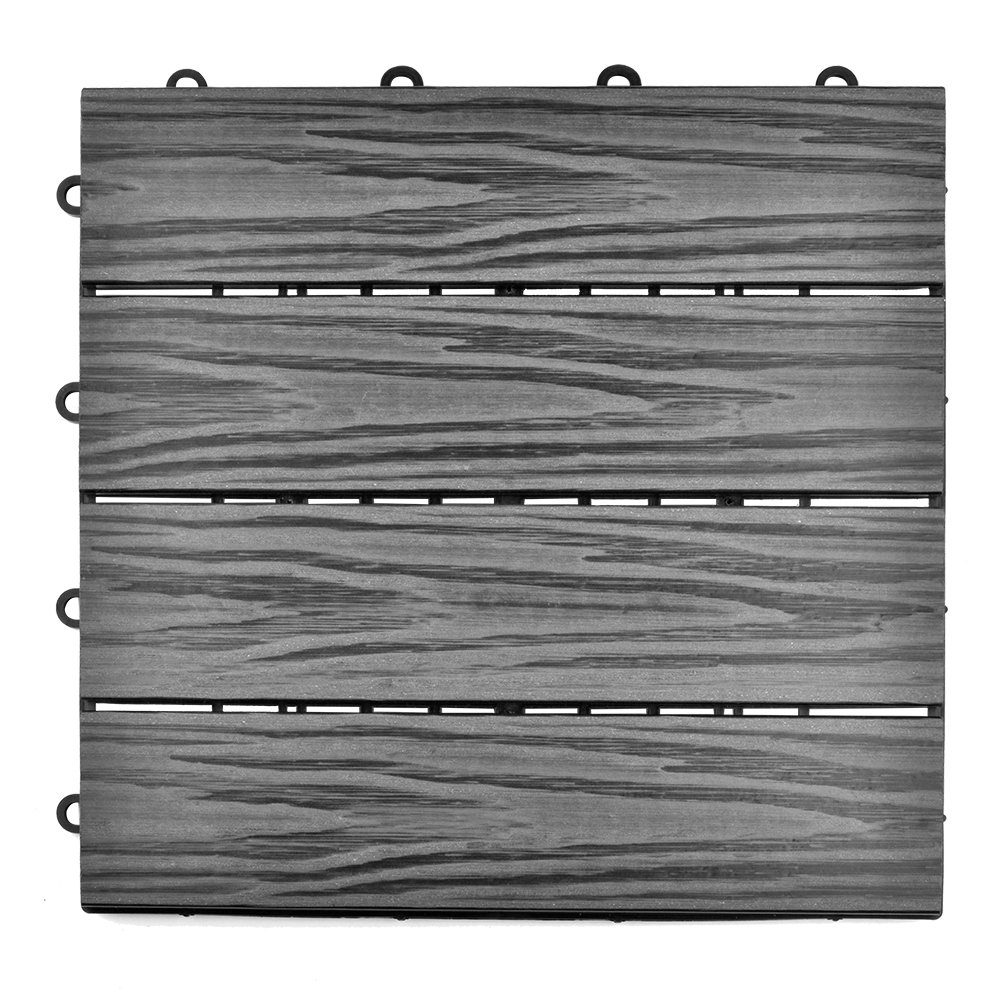 euroharry WPC-Fliesen 11St. 30x30 cm WPC günstig online kaufen