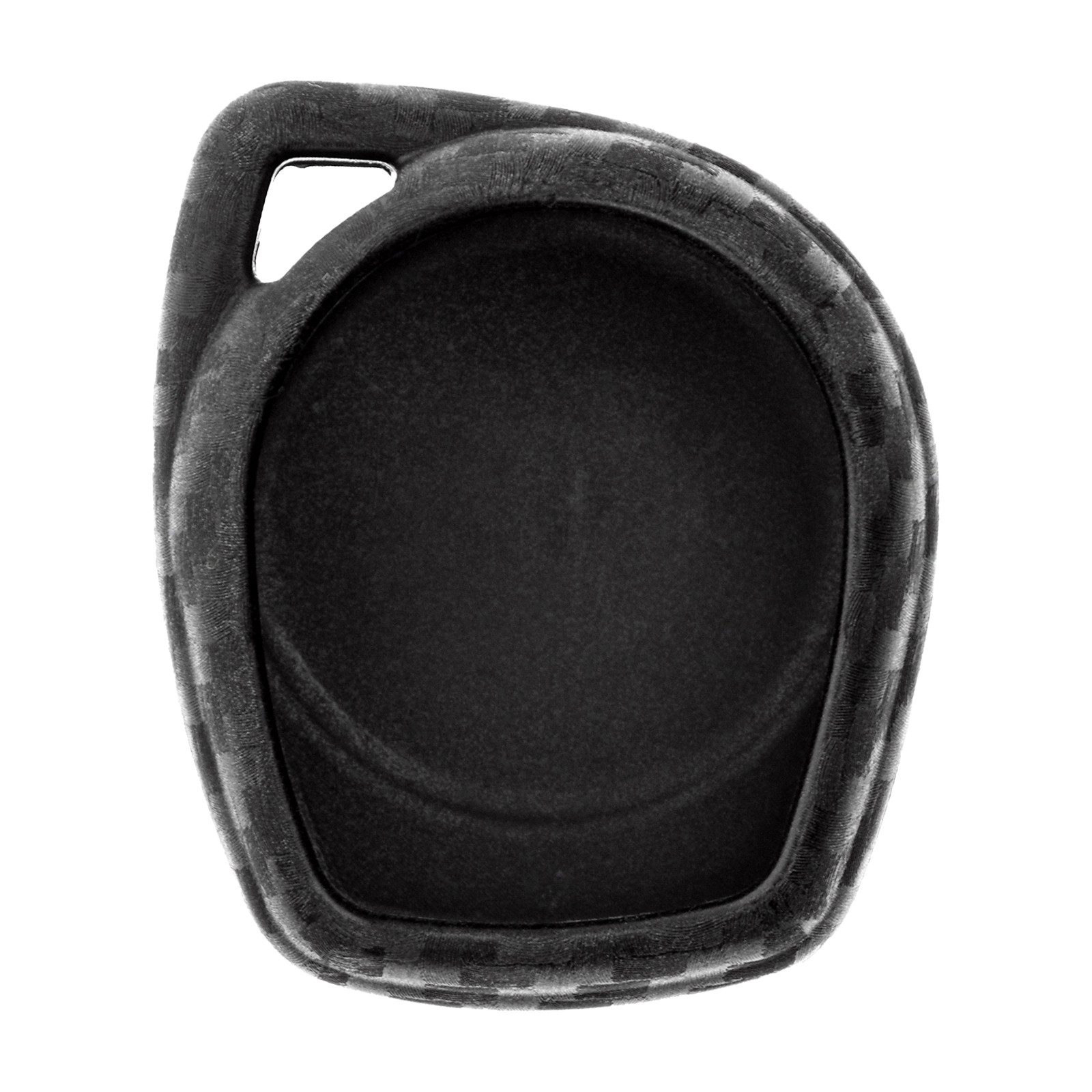 mt-key Schlüsseltasche Autoschlüssel Softcase Silikon Schutzhülle im Carbon Look, OPEL Agila B Nissan Pixo Suzuki Alto SX4 Swift Splash 2 Tasten
