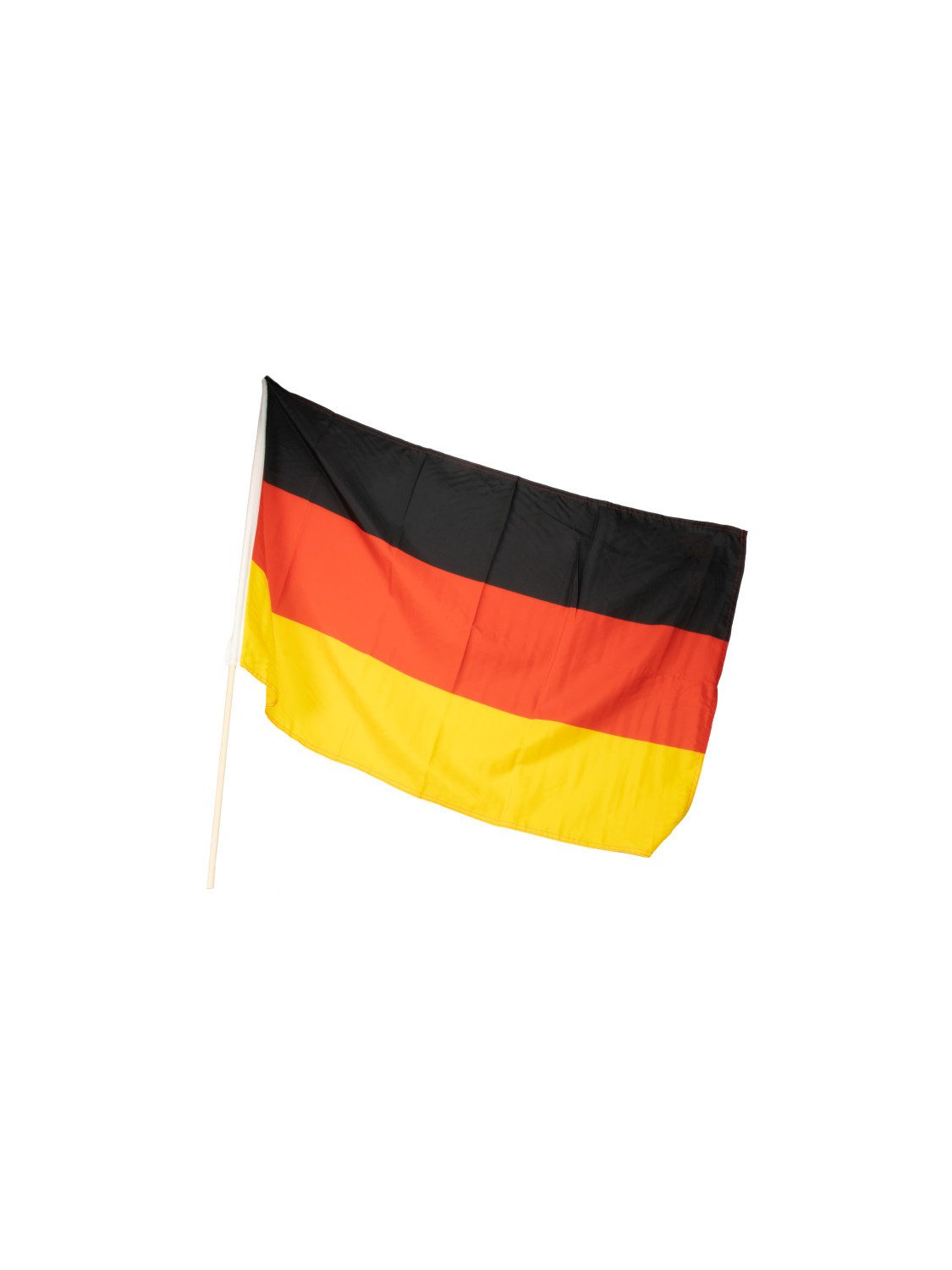 VertriebsArena GmbH Fahne Deutschland Fahne 60x90cm mit Holzstock