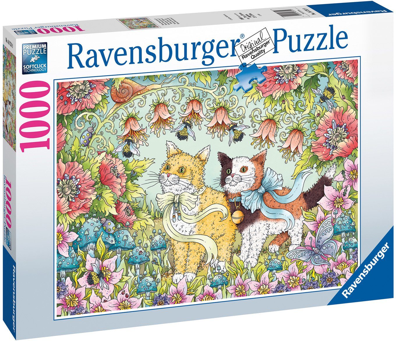 Ravensburger Puzzle Kätzchenfreundschaft, 1000 Puzzleteile, Wald weltweit; - FSC® schützt Made Germany in 