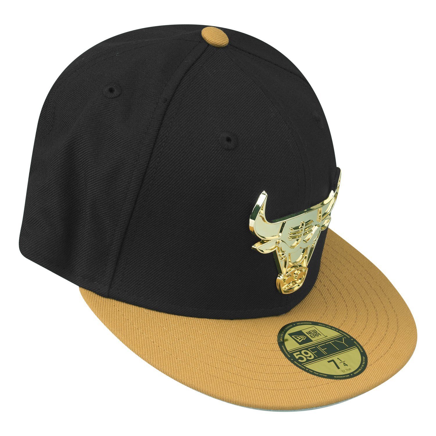 New Era Fitted Cap 59Fifty Chicago Bulls BADGE METAL