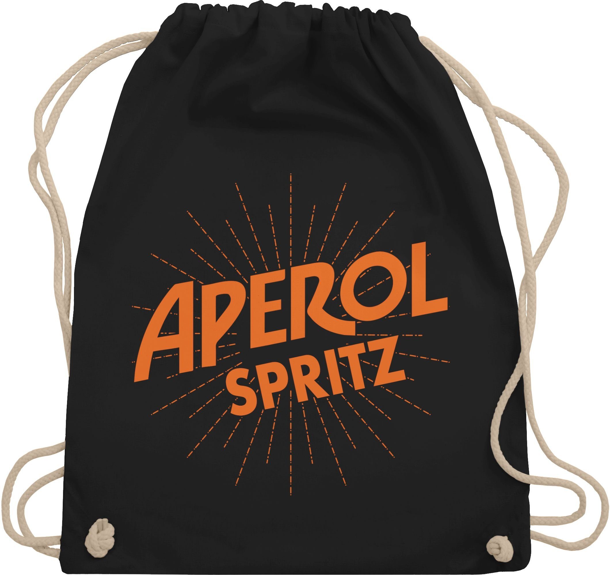 Shirtracer Turnbeutel Aperol Spritz Kostüm, Karneval & Fasching