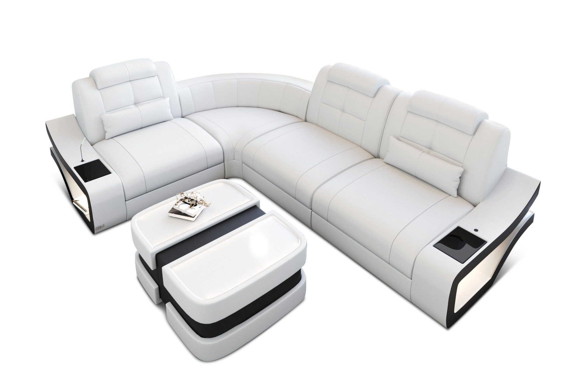 Sofa Dreams Ecksofa Ledersofa Elena Mini günstig online kaufen