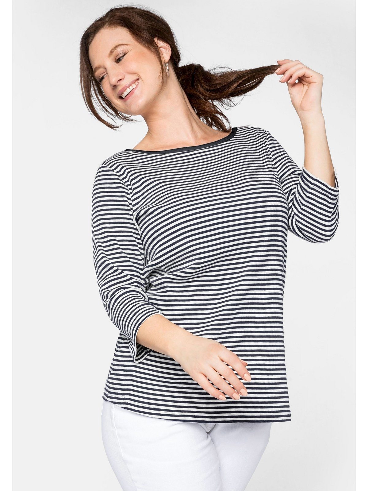 3/4-Arm-Shirt Große Größen