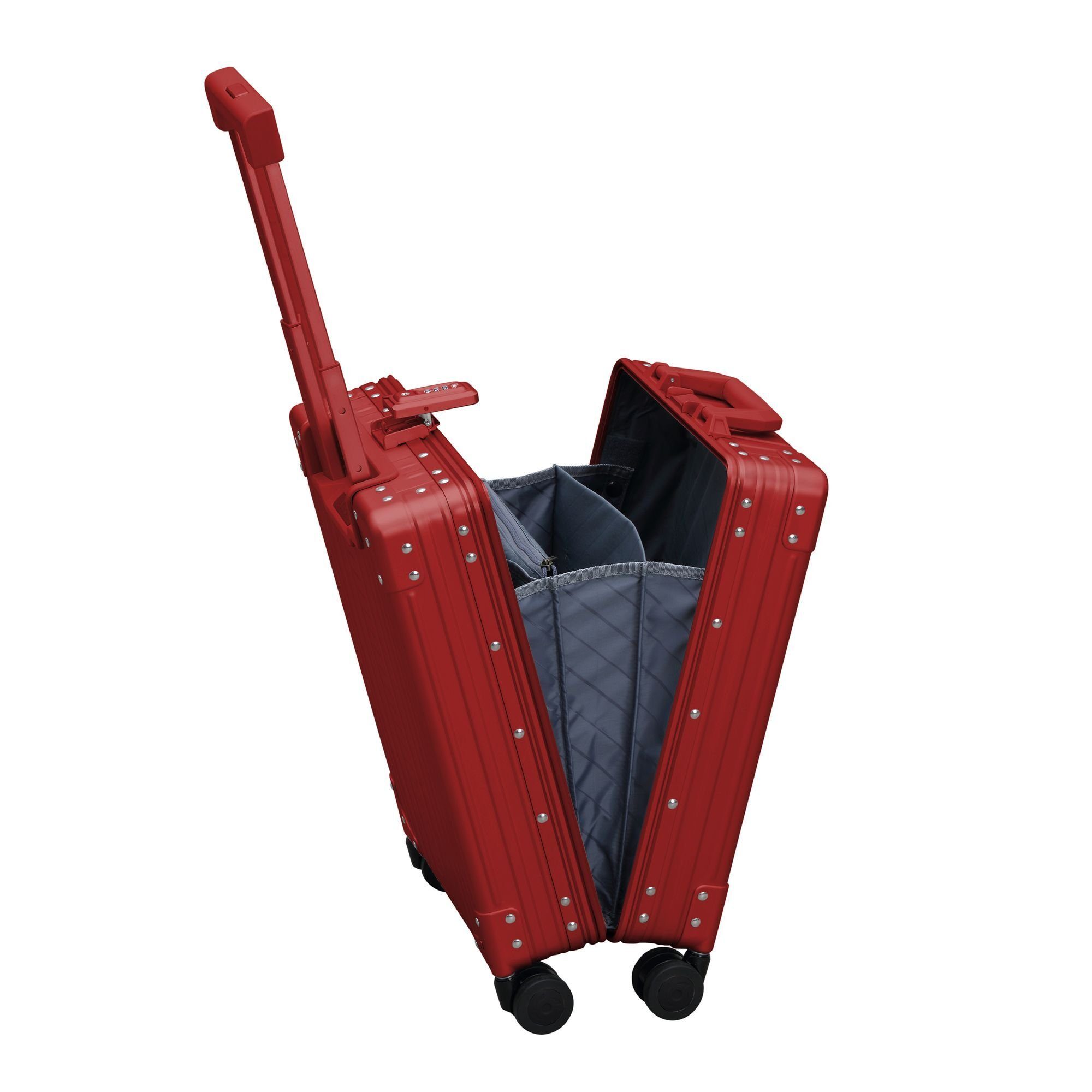 ALEON Handgepäck-Trolley Business, 4 Rollen, Aluminium