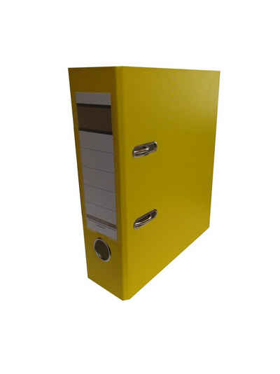 Livepac Office Aktenordner 5x Ordner / DIN A5 / 75mm / Farbe: gelb