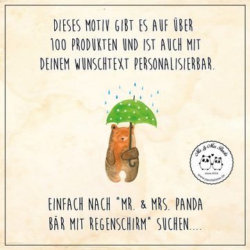 Mr. & Mrs. Panda Tasse Bär Regenschirm - Transparent - Geschenk, Karabiner, Edelstahltasse, Edelstahl, Robust & Isolierend