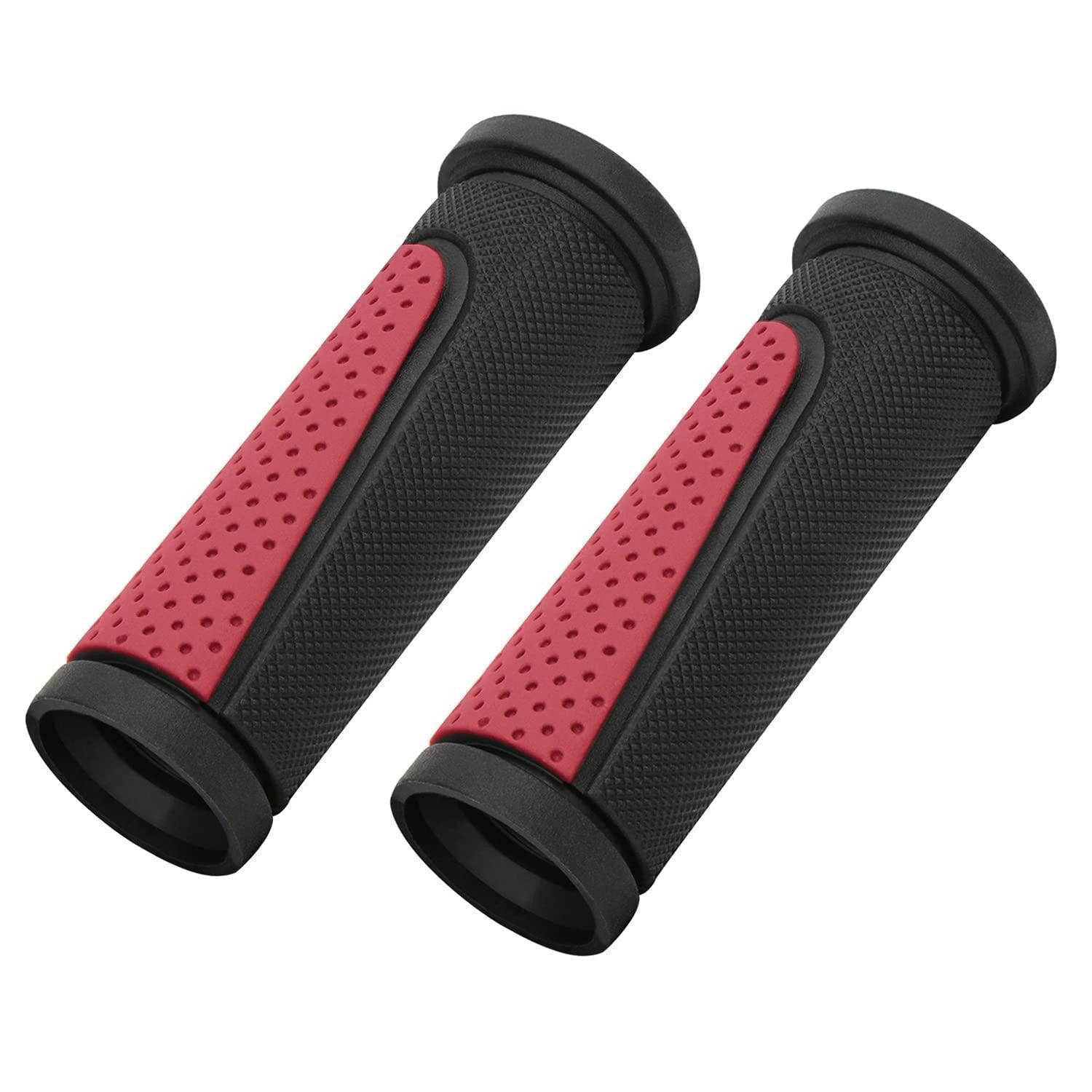 LuxusKollektion Fahrradlenker Fahrrad Griffe Lenker Mini 3.5 inch 1 Paar Standard Bikes Rot Schwarz
