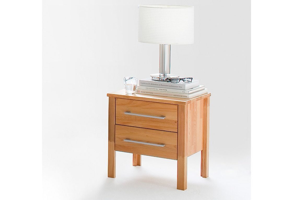 Home affaire Nachtkonsole Modesty Nachtkonsole, überzeugt durch sein klares, schlichtes Design, Massivholz, Skandinavisches Design, Robust, stabil, FSC zertifiziert