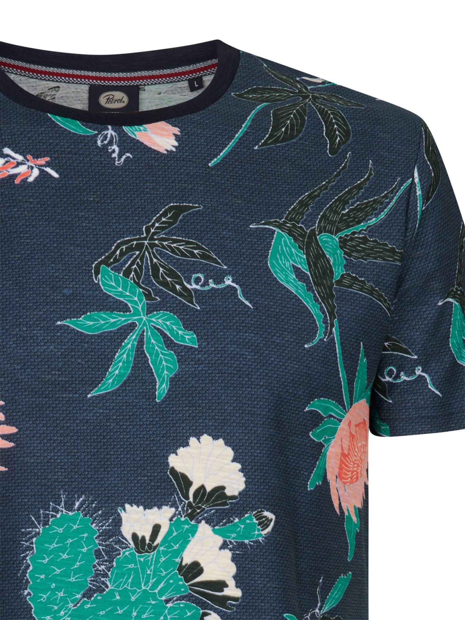 Petrol Industries T-Shirt Carbón mit Allover-Print