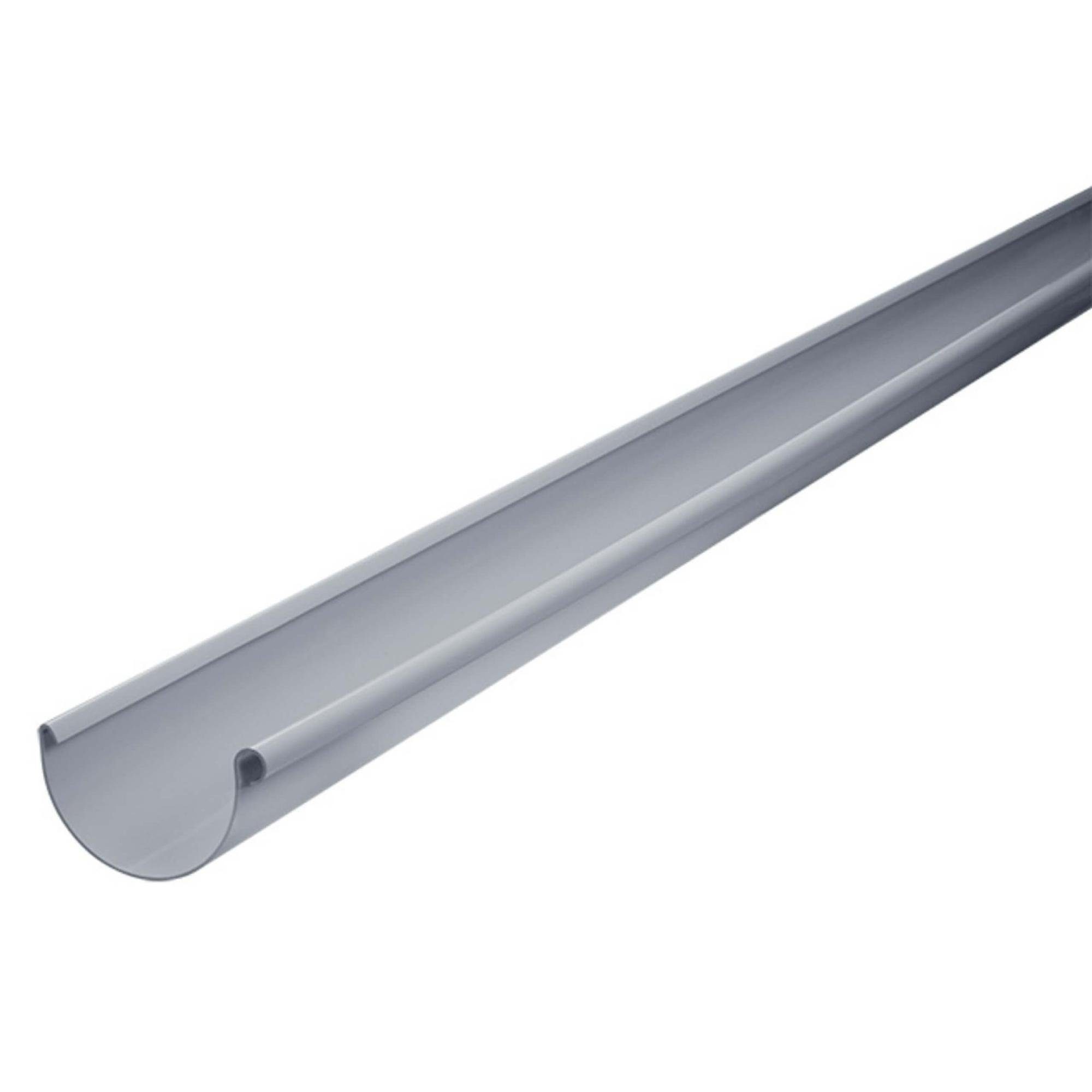 INEFA Dachrinne Dachrinne halbrund 200cm PVC, NW 100. 1 Stück