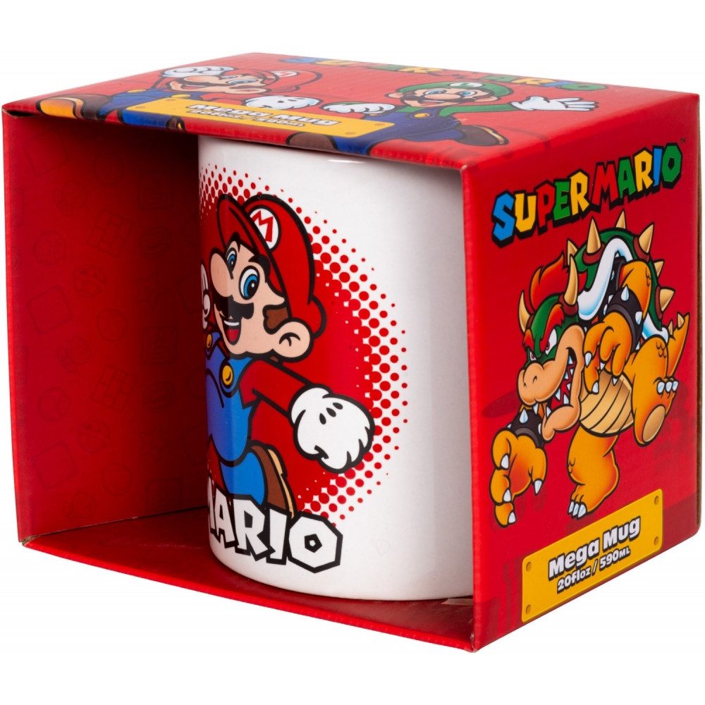 PYRAMID Kaffeeservice Pyramid Super Mario Mega Tasse Keramik, 590 Personen, Keramik