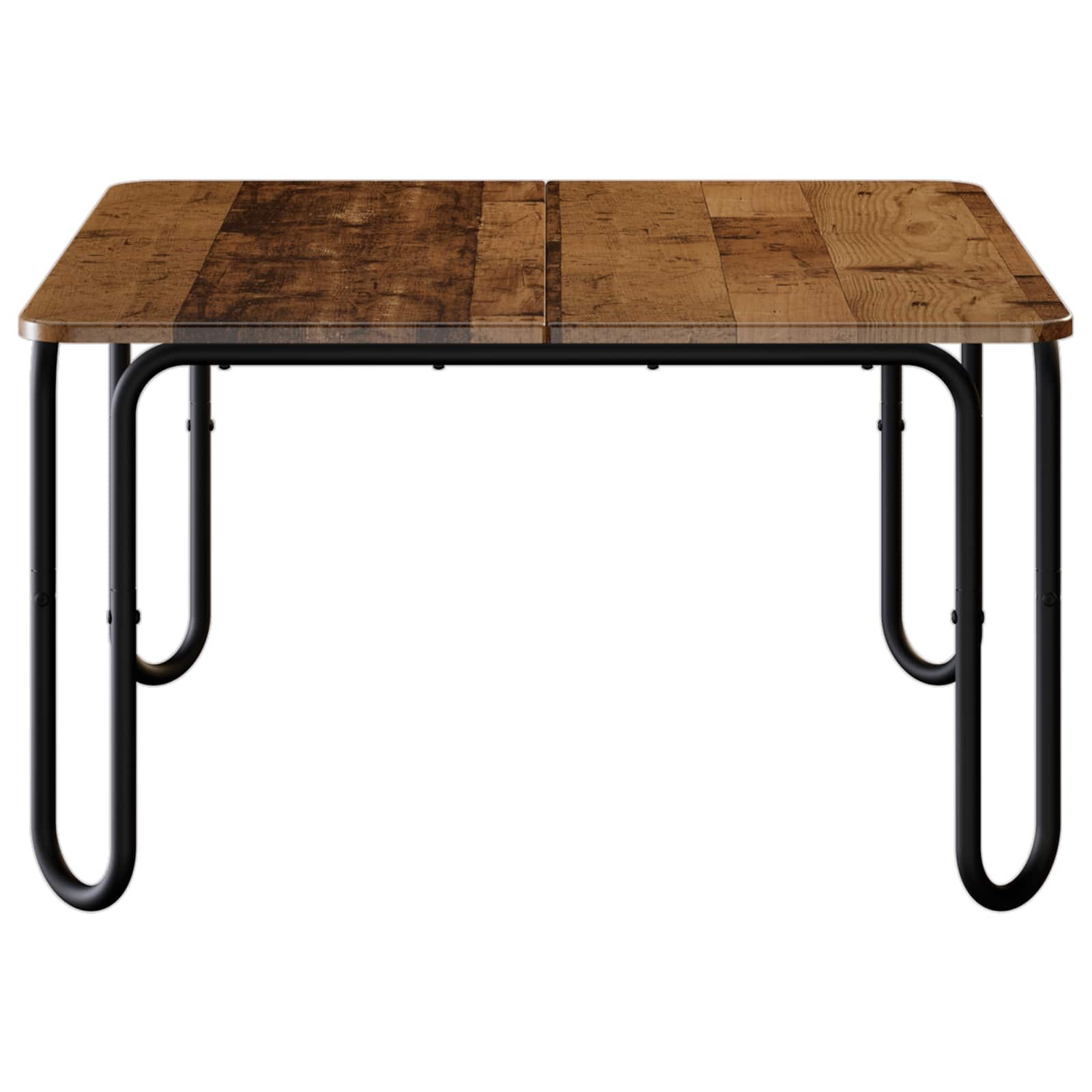 vidaXL Couchtisch Couchtisch Altholz 100 x 100 x 45 cm Holzwerkstoff (1-St)