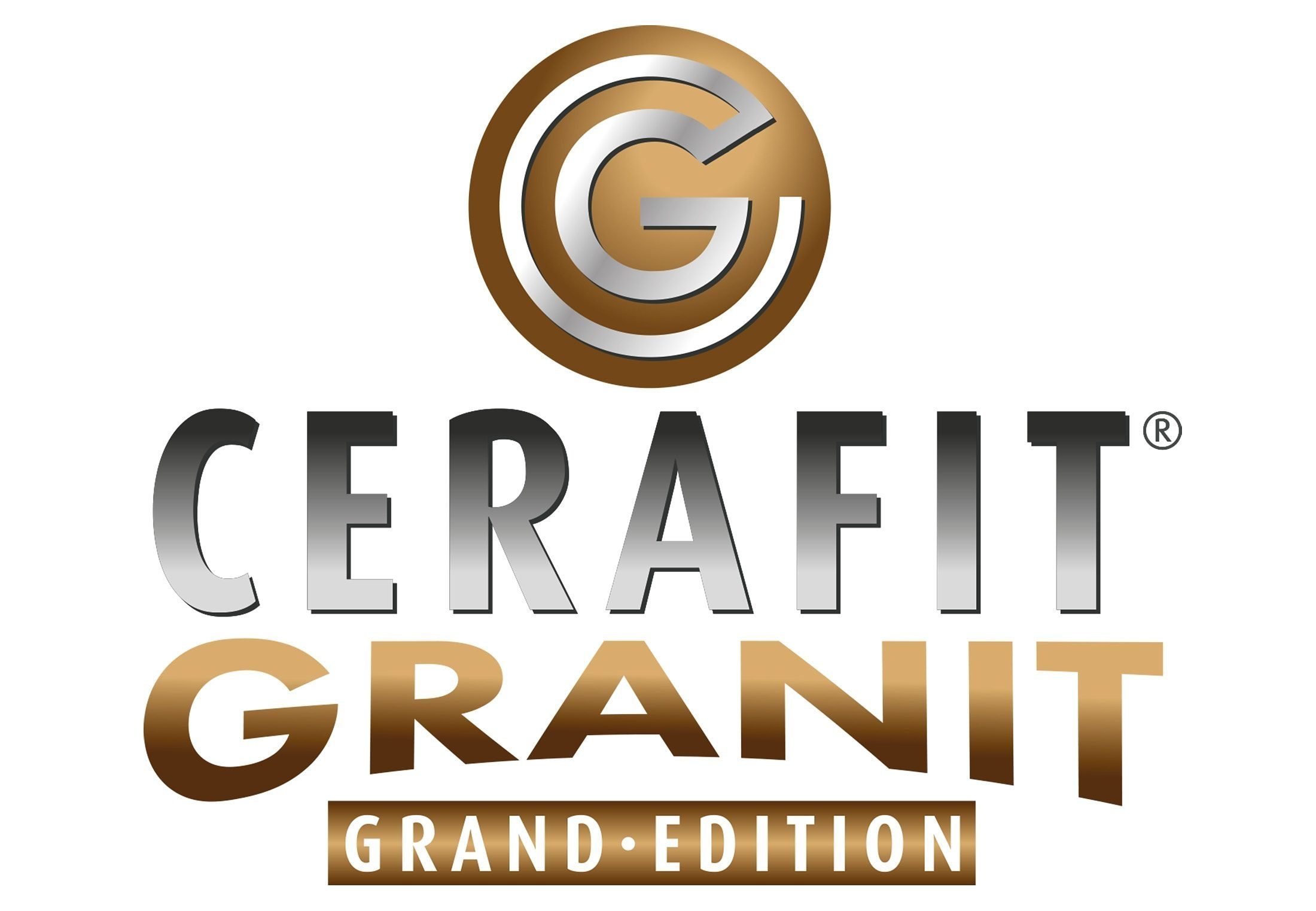 (7-tlg), Genius 7-tlg. 24158, Set Edelstahl antihaftbeschichtet Cerafit Genius Pfannen-Set Granit Pfannen