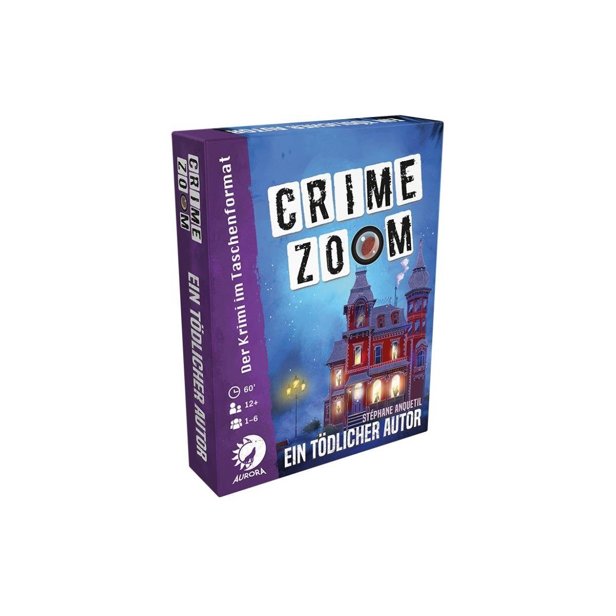 Asmodee Spiel, Familienspiel LDGD0006 - Crime Zoom (Fall 3: Ein tödlicher  Autor) -..., Detektivspiel