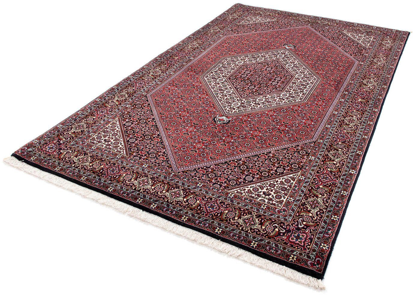 Orientteppich Perser - Bidjar - 250 x 149 cm - rot, morgenland, rechteckig, Höhe: 15 mm, Wohnzimmer, Handgeknüpft, Einzelstück mit Zertifikat