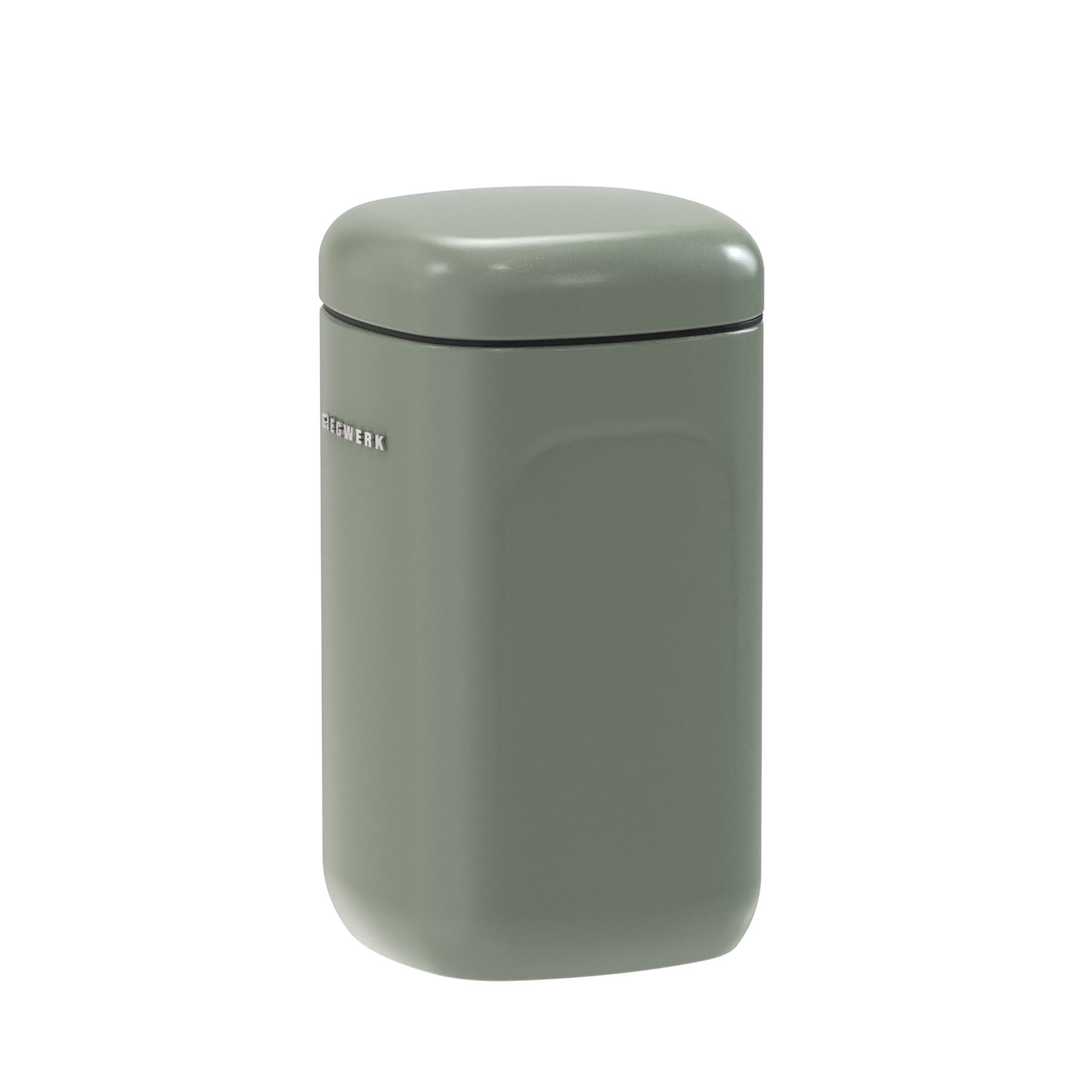 SIEGWERK Vorratsdose CUBO L - 1, 7 l, Metall, Design-Vorratsdose, langlebig, lebensmittelgeeignet, kombinierbar