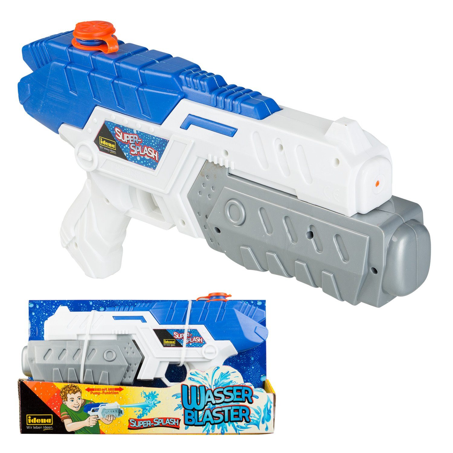 Idena Wasserpistole Idena 40427 - Idena Wasserblaster "Super-Splash", Wasserpistole für