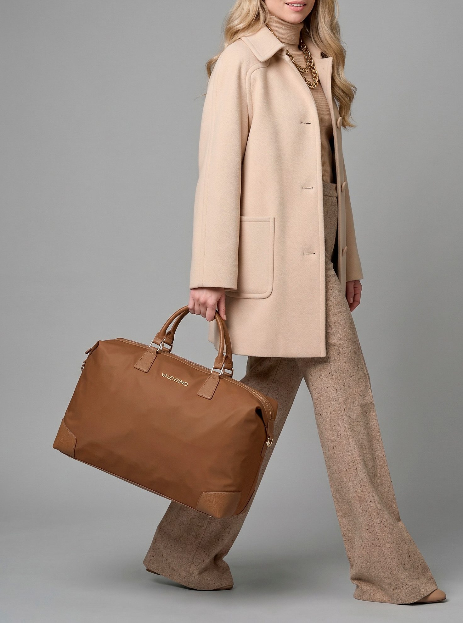 VALENTINO BAGS Henkeltasche JENNY RE, Damen Handtasche, mit Logoschriftzug
