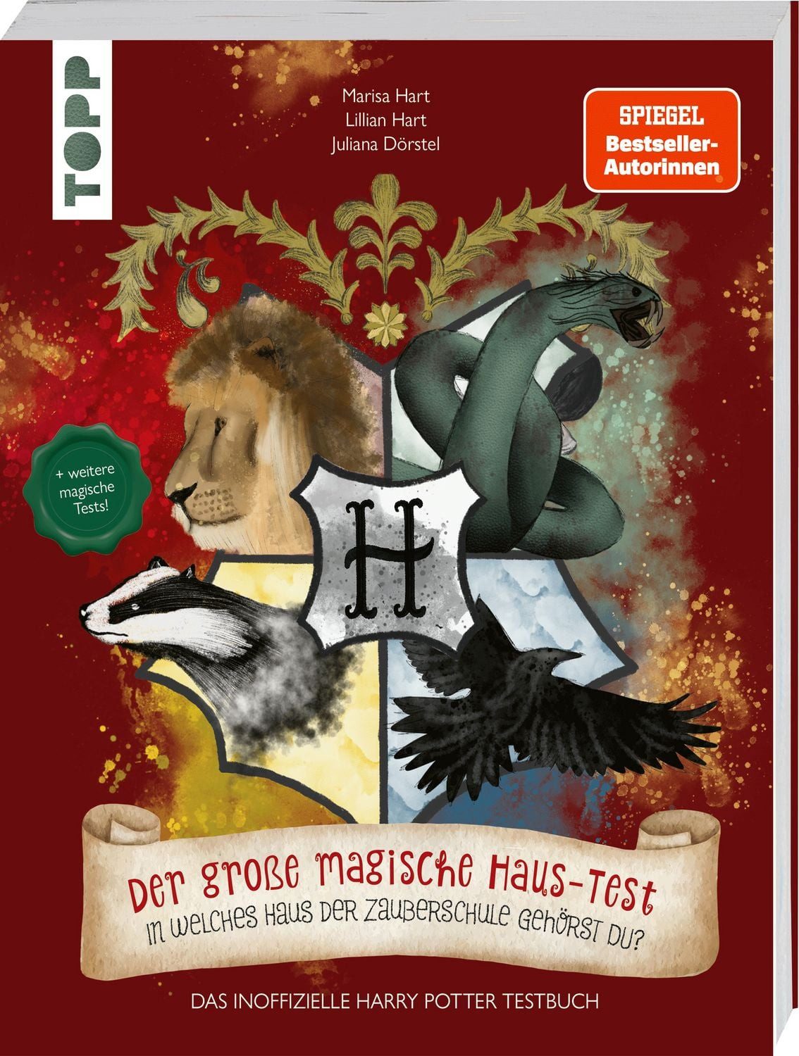 Kinderbuch Der große magische Haus-Test. Das inoffizielle Harry Potter Testbuch I Marisa Hart, Lillian Hart, Juliana Dörstel