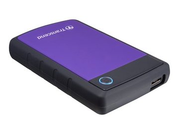 Transcend USB 2TB TRANSCEND HD StoreJet mobile USB3.0 violett externe HDD-Festplatte