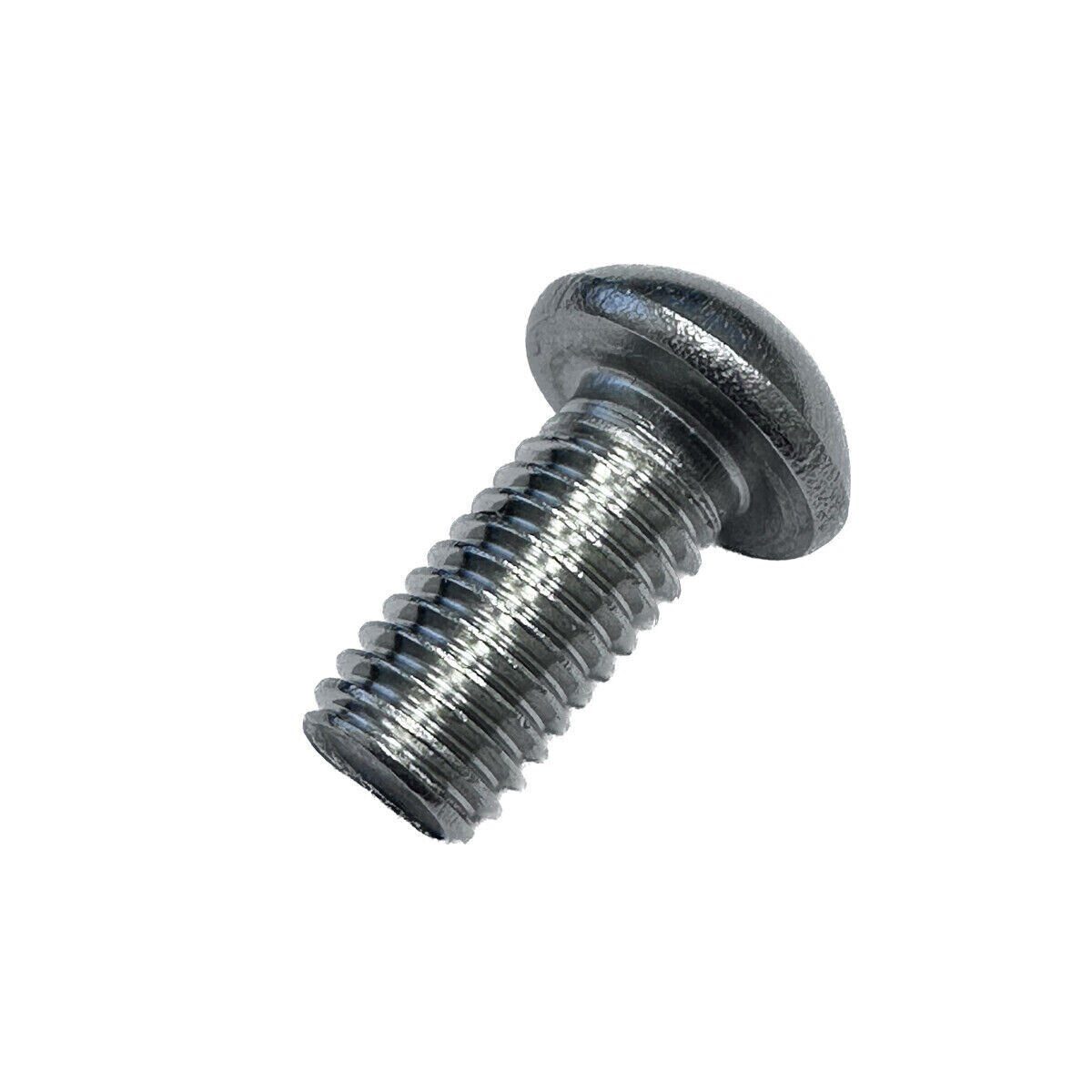 Zenit Energy GmbH Flachrundkopfschraube mit Innensechskant 10 x M8 x 16 nach ISO 7380-1 Edelstahl A2