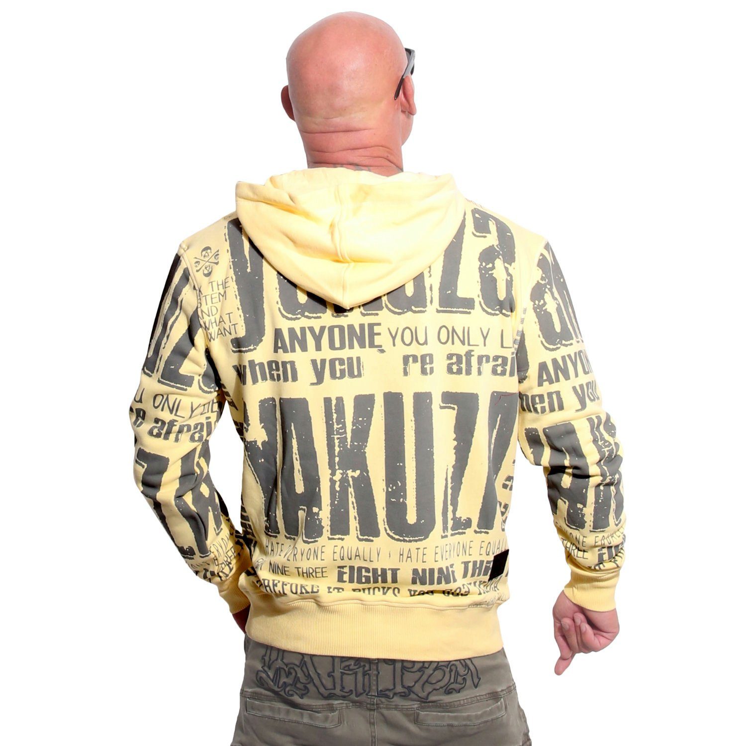 YAKUZA Hoodie Anyone Allover günstig online kaufen