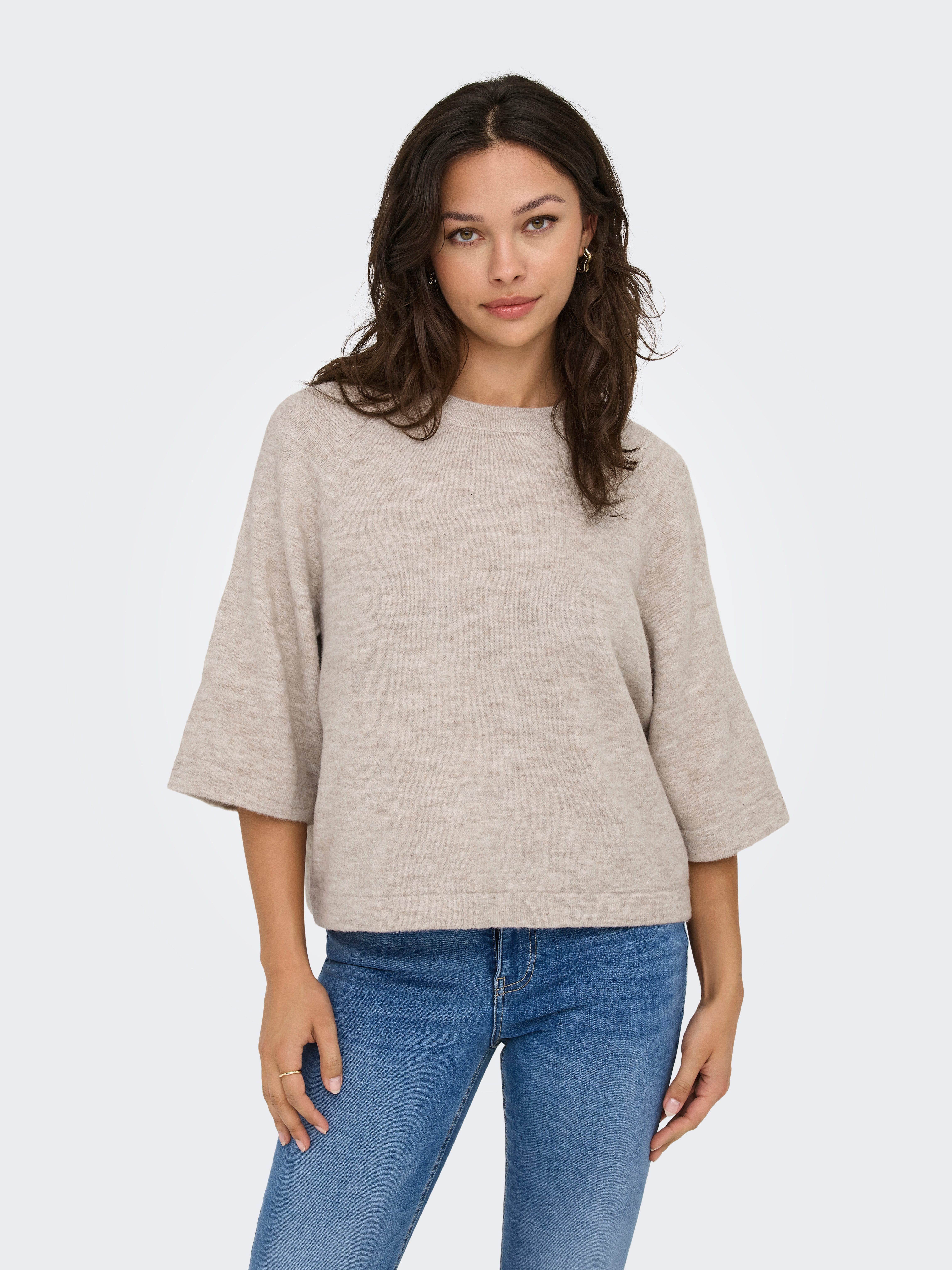 ONLY Strickpullover ONLSIMONI 3/4 PULLOVER KNT günstig online kaufen
