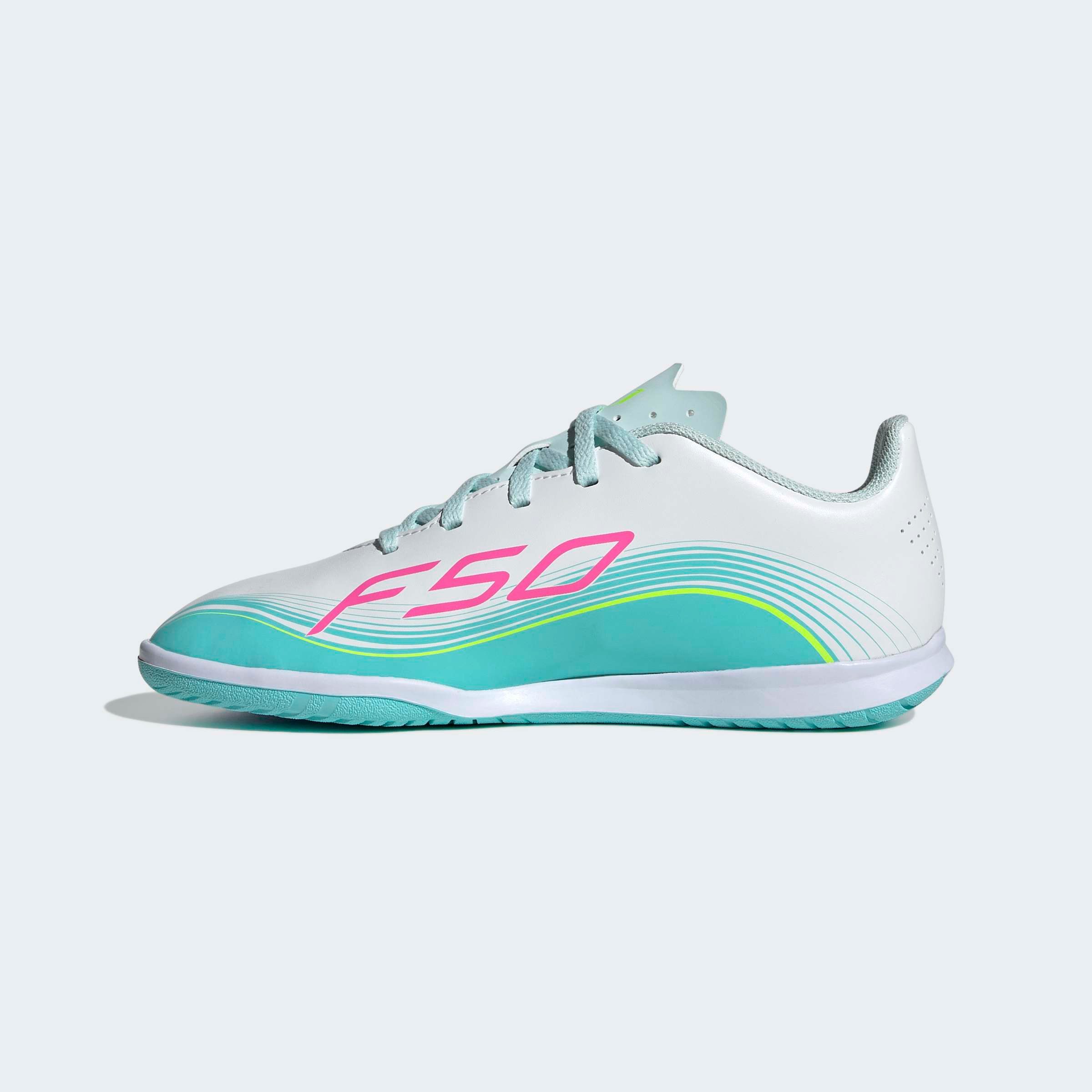 adidas Performance F50 MESSI CLUB KIDS HALLENFUSSBALL Fußballschuh für Hallenboden, für Kinder & Jugendliche