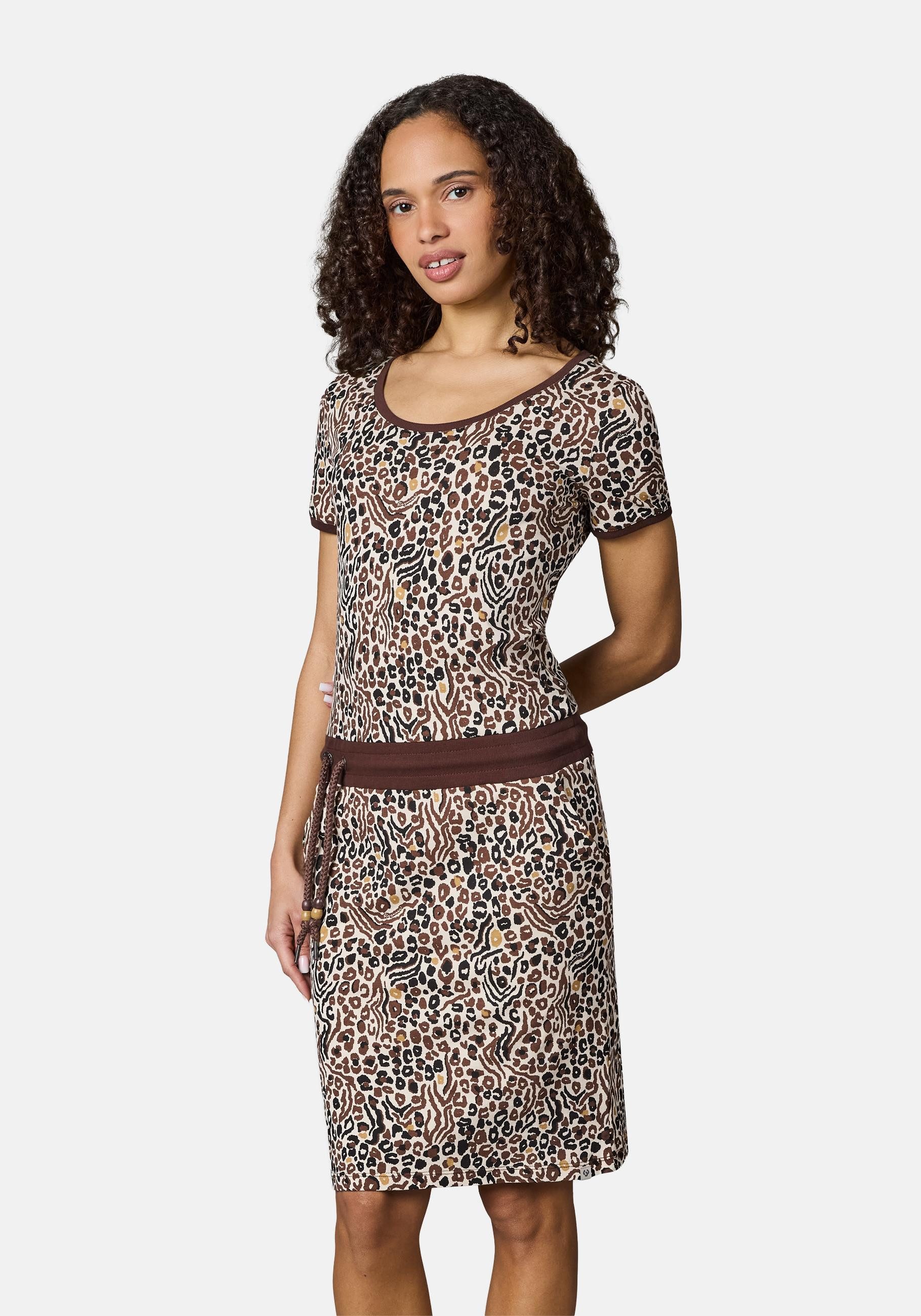Ragwear Minikleid Baomi Zoo YOUMODO Gemustertes Damen Sommerkleid