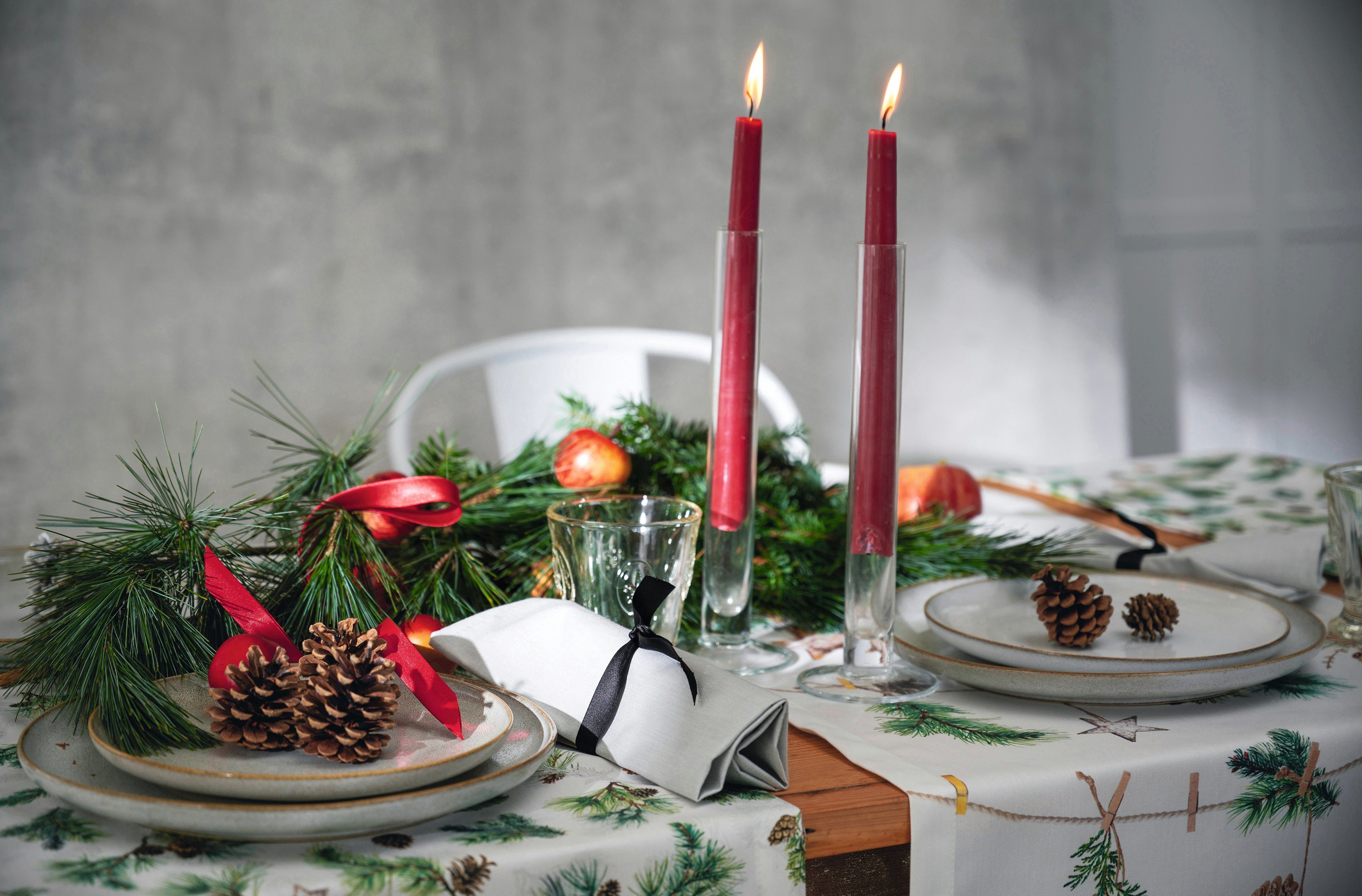 Tischläufer (1-tlg), Weihnachten WINTERWELT, Weihnachtsdeko, Digitaldruck 9532 APELT