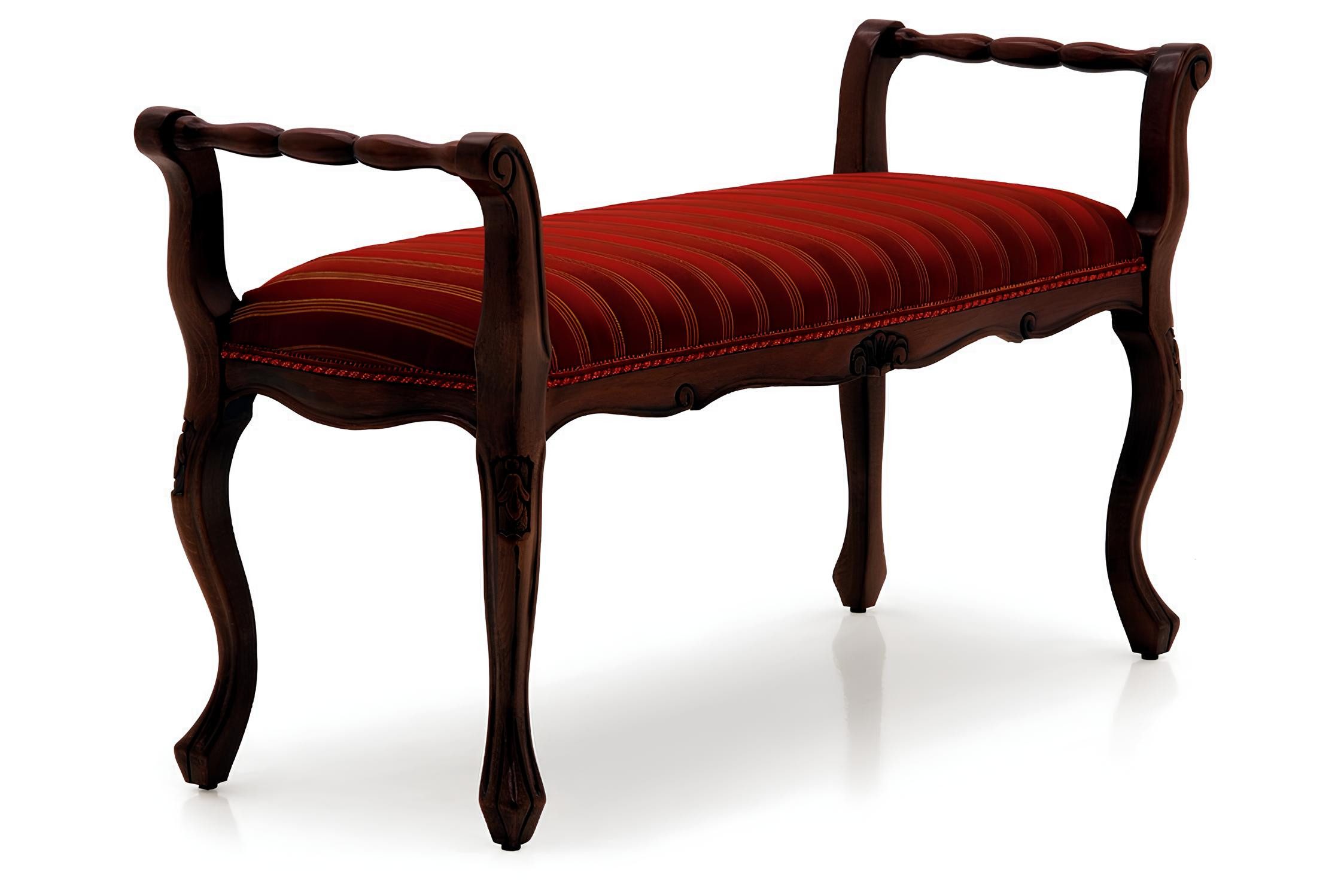 JVmoebel Bettbank Stylischer Polsterhocker Sitzbank Ottoman Fußablage Hocker, Made in Europa