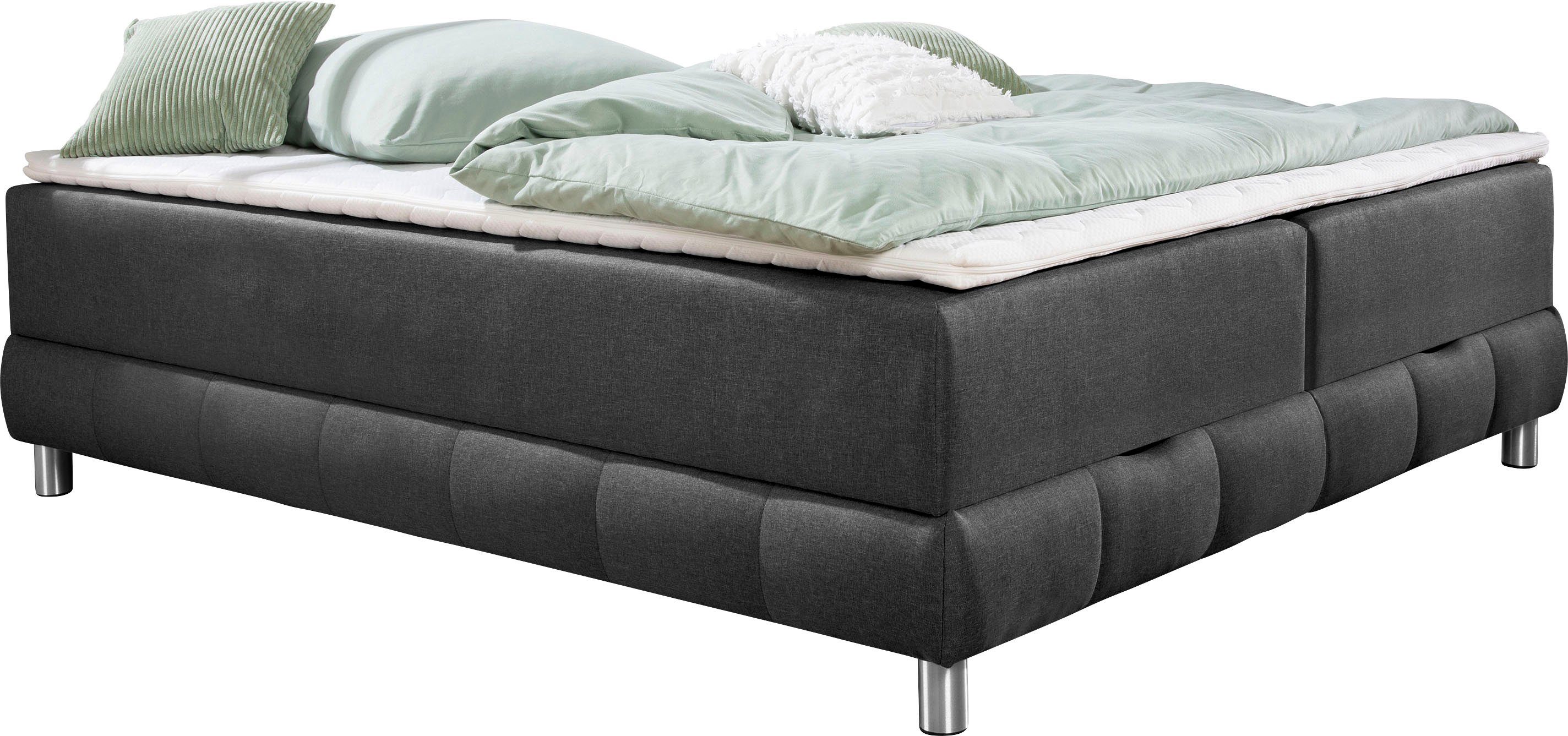INOSIGN Boxspringbett "Vaasa" für Dachschrägen geeignet, inkl. Bettkasten u günstig online kaufen