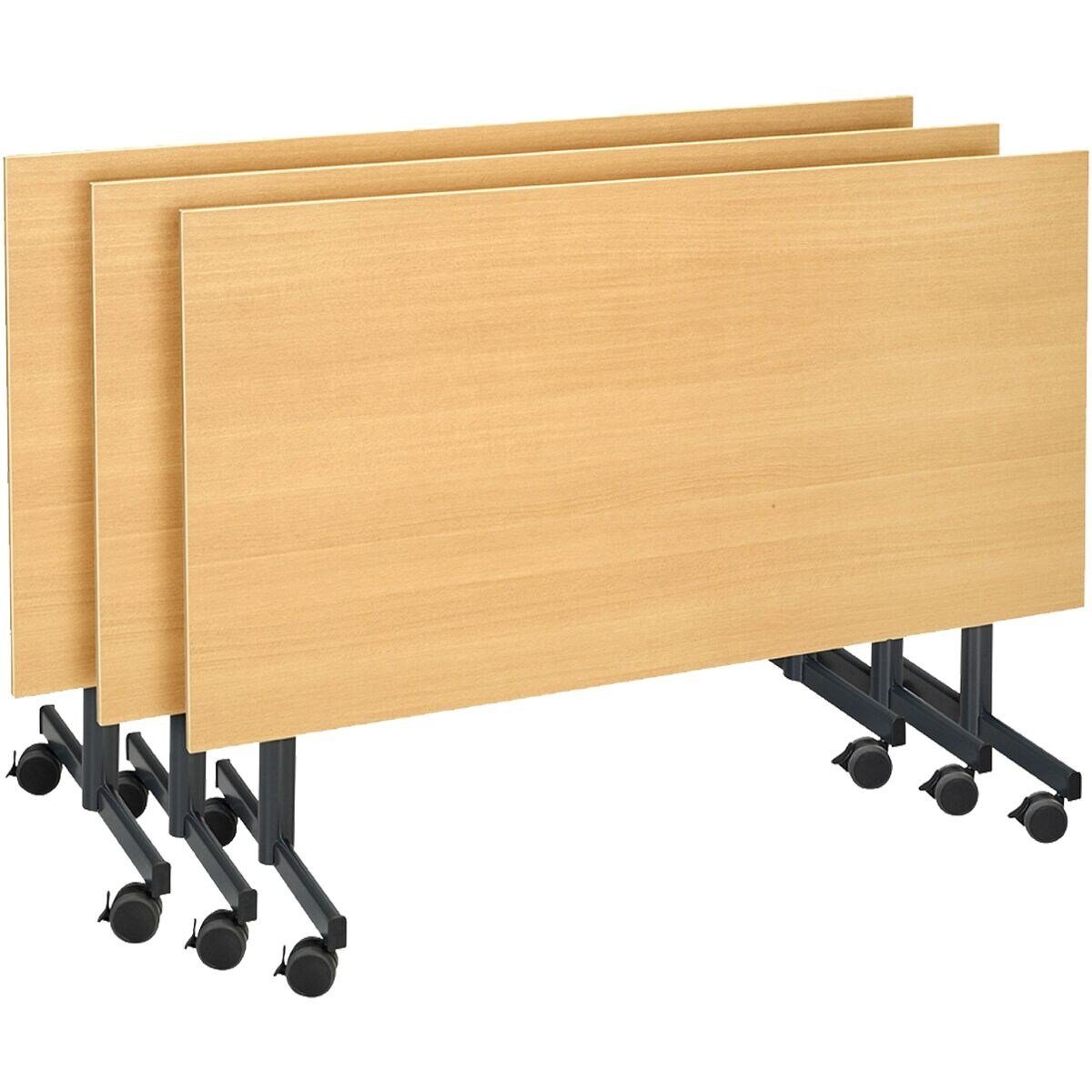 SODEMATUB Klapptisch, mit kippbarer Platte und Rollen