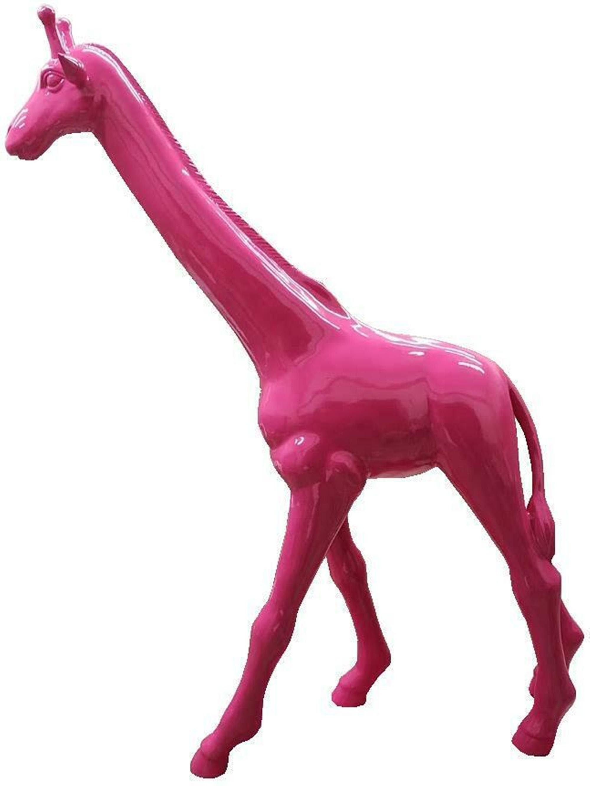 JVmoebel Gartenfigur, Designer Figuren Moderne Dekorationen Garten Giraffe Statue Skulptur