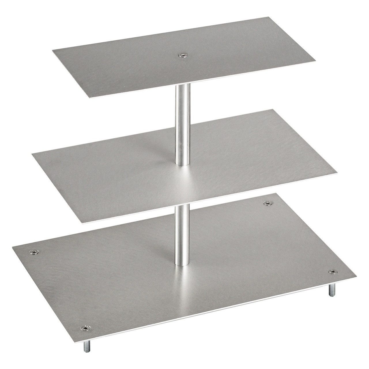 Schneider GmbH Tortenständer Kuchenständer Hochzeitstortenständer Etagere diverse Designs, Aluminium, (3-tlg)