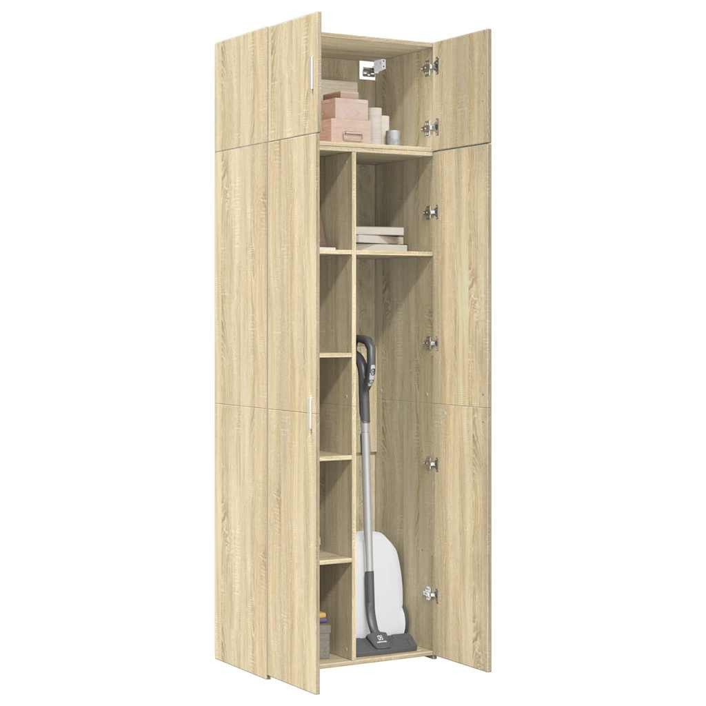 vidaXL Sideboard Hochschrank Sonoma-Eiche 70x42,5x225 cm günstig online kaufen