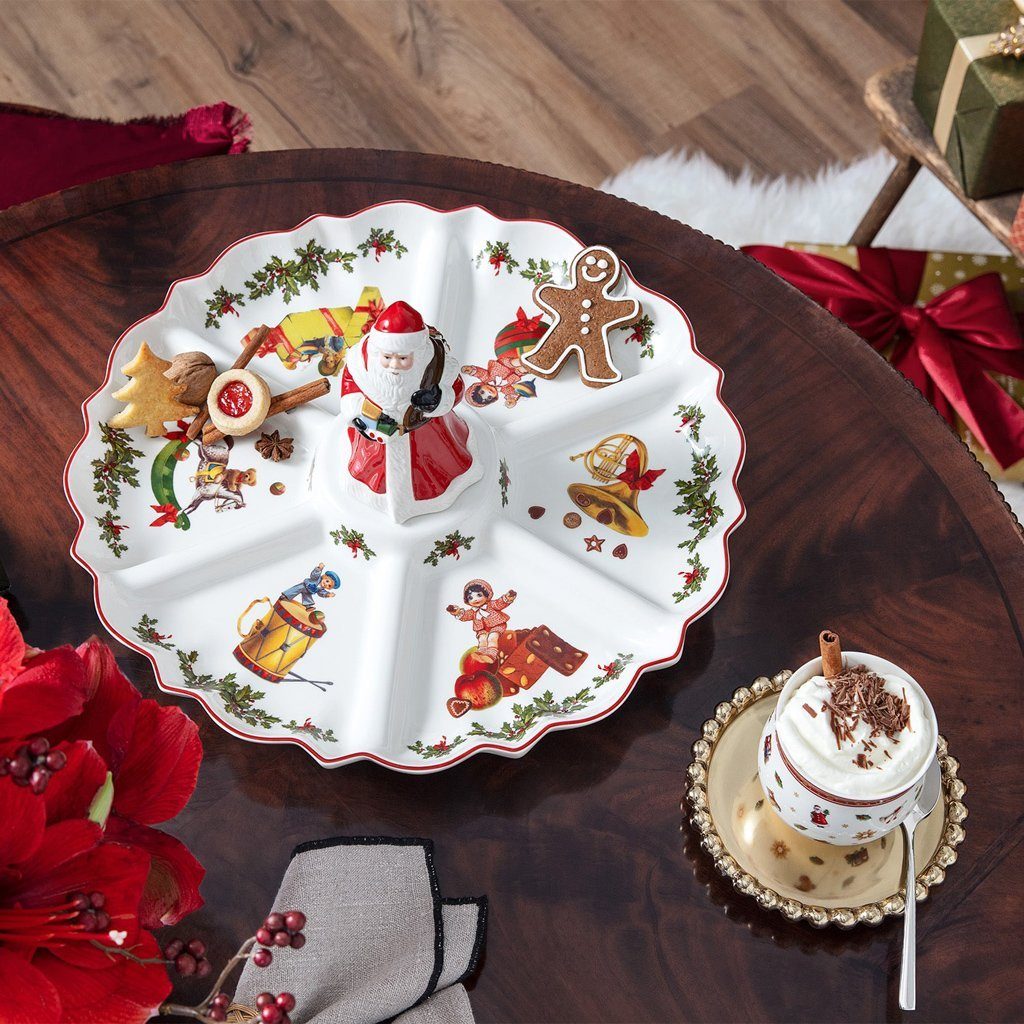 Villeroy & Boch Servierplatte Toy's Fantasy Kabarett Nostalgie, Porzellan, (1-tlg), Premium Porcelain, 1 Stck, Handw., mikrow.sicher