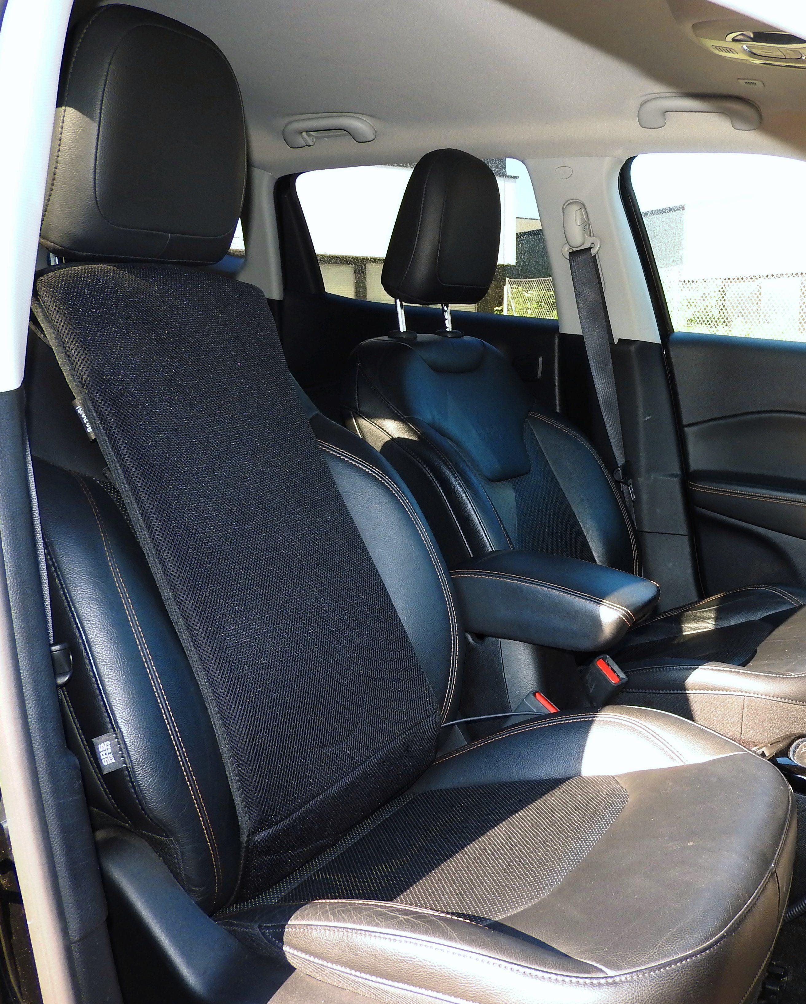 dynamic24 Adapter für Autositz, kühlende Sitzauflage Gebläse