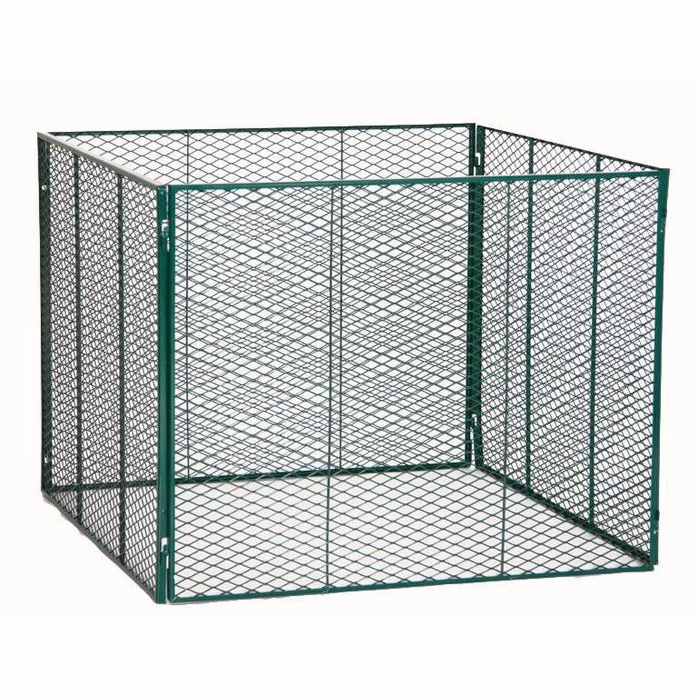 Thermokomposter Komposter grün verzinkt 100 x 100 x 80 cm