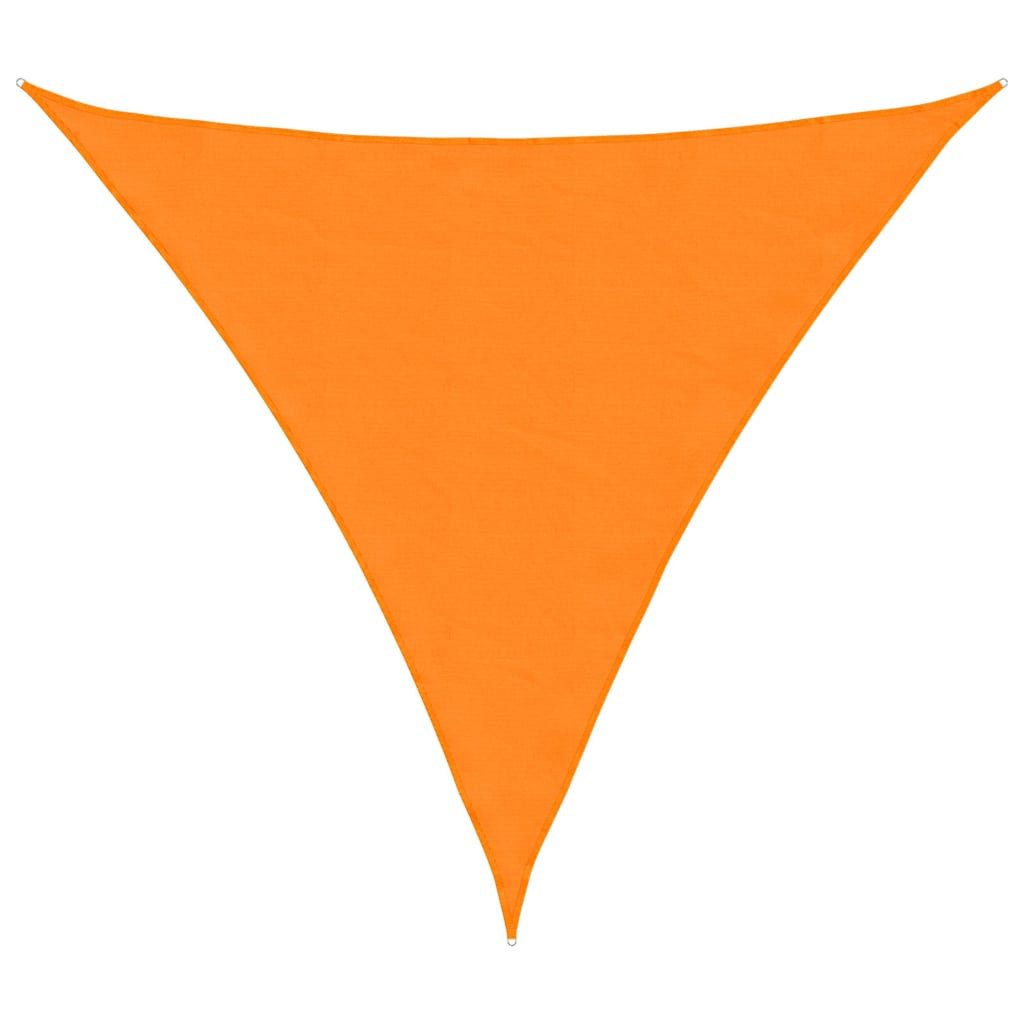 furnicato Sonnensegel Dreieckiges 2x2x2 m in Orange, wasserfest und, (1-tlg)