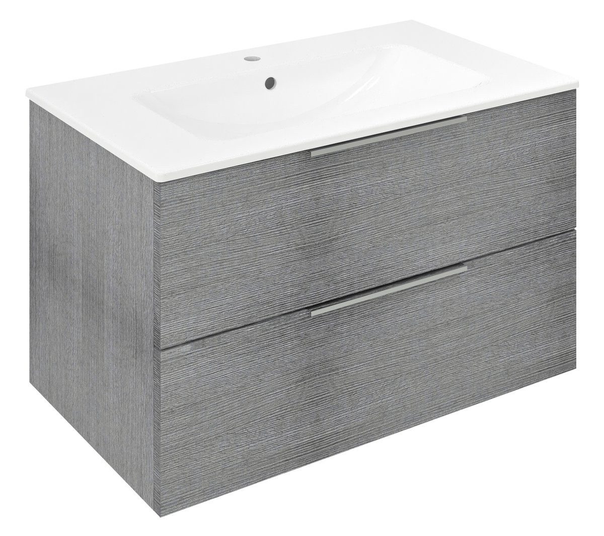 Sapho Waschbeckenunterschrank CIRASA Unterschrank 79,8x52x46cm, Silbereiche Sapho-CR801-1111