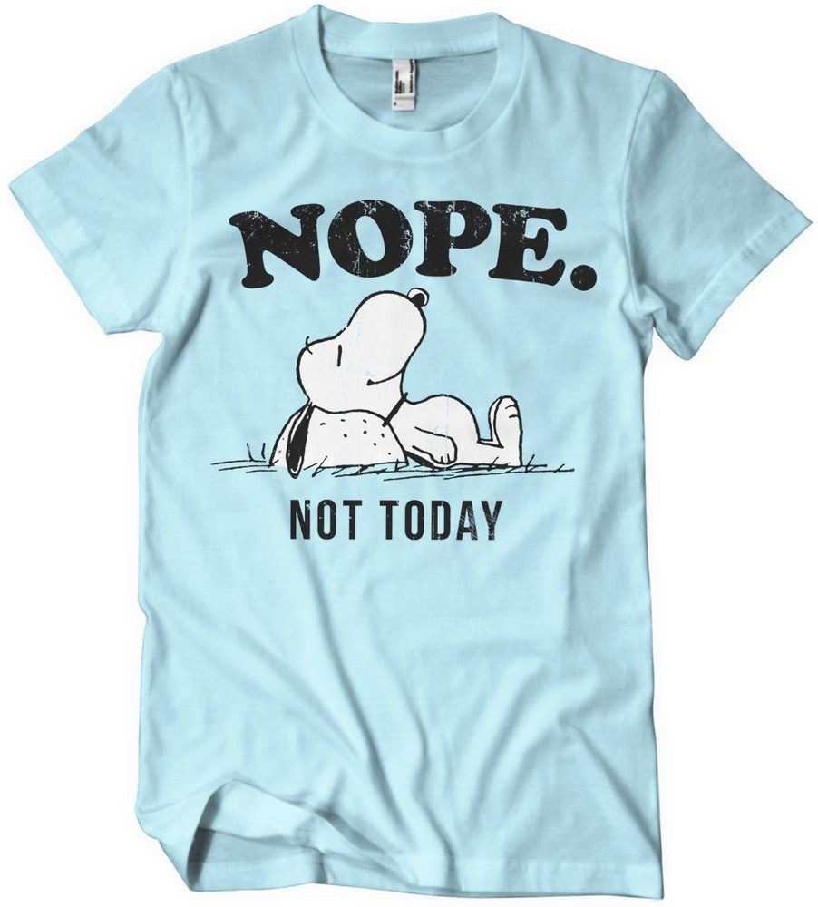 PEANUTS Worldwide LLC T-Shirt Nope Not Today T-Shirt