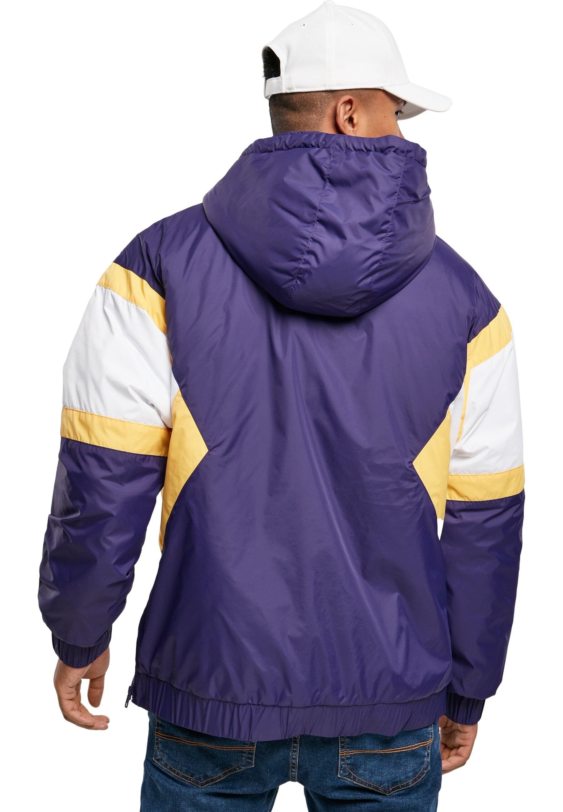 Jacket Retro Block (1-St) Zip Color Starter Starter purple/white/yellow Outdoorjacke Herren Half