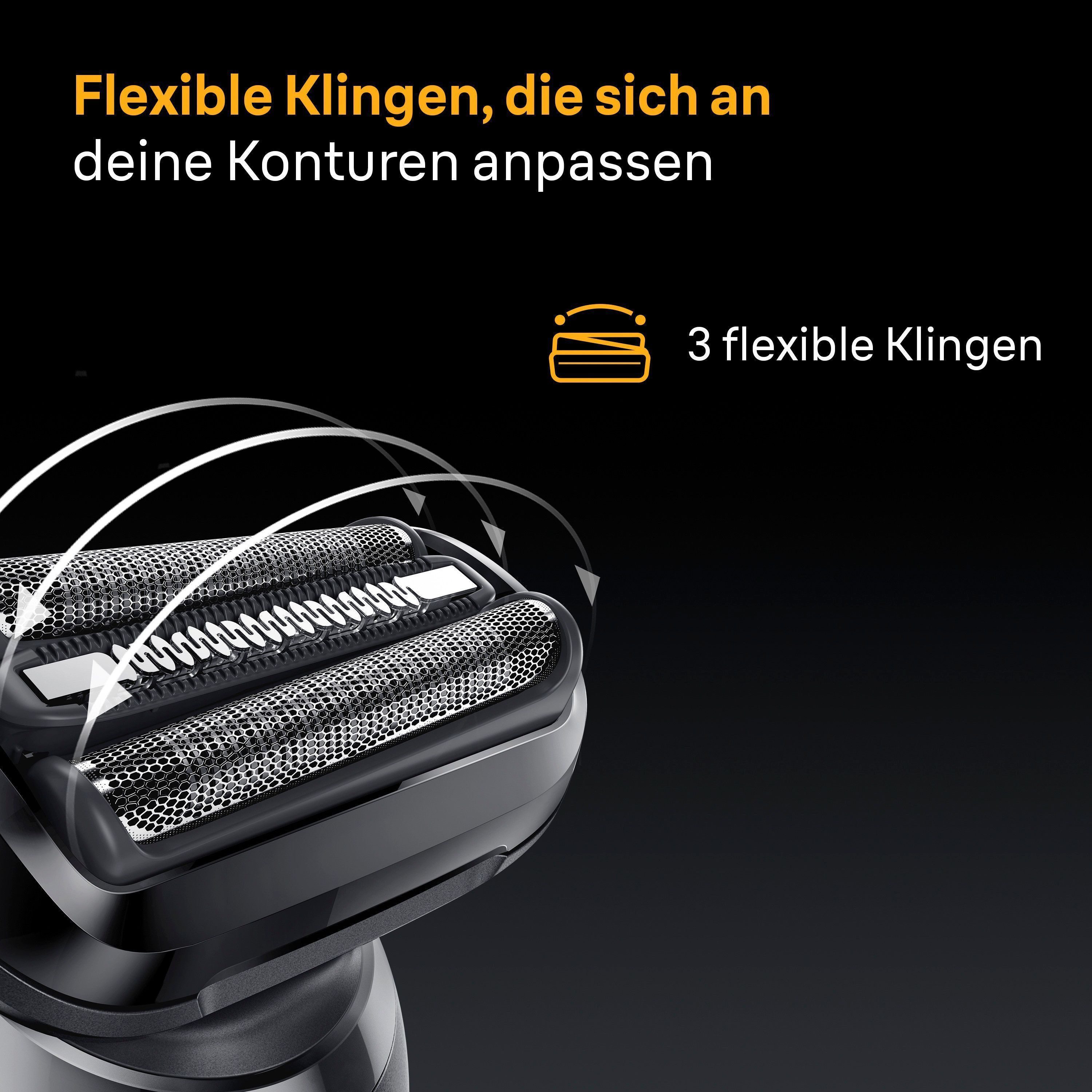 Braun Elektrorasierer Series 5 52-N1200s, Aufsätze: 1, 100% wasserdicht, Präzisionstrimmer-Aufsatz, Bis zu 50 Min